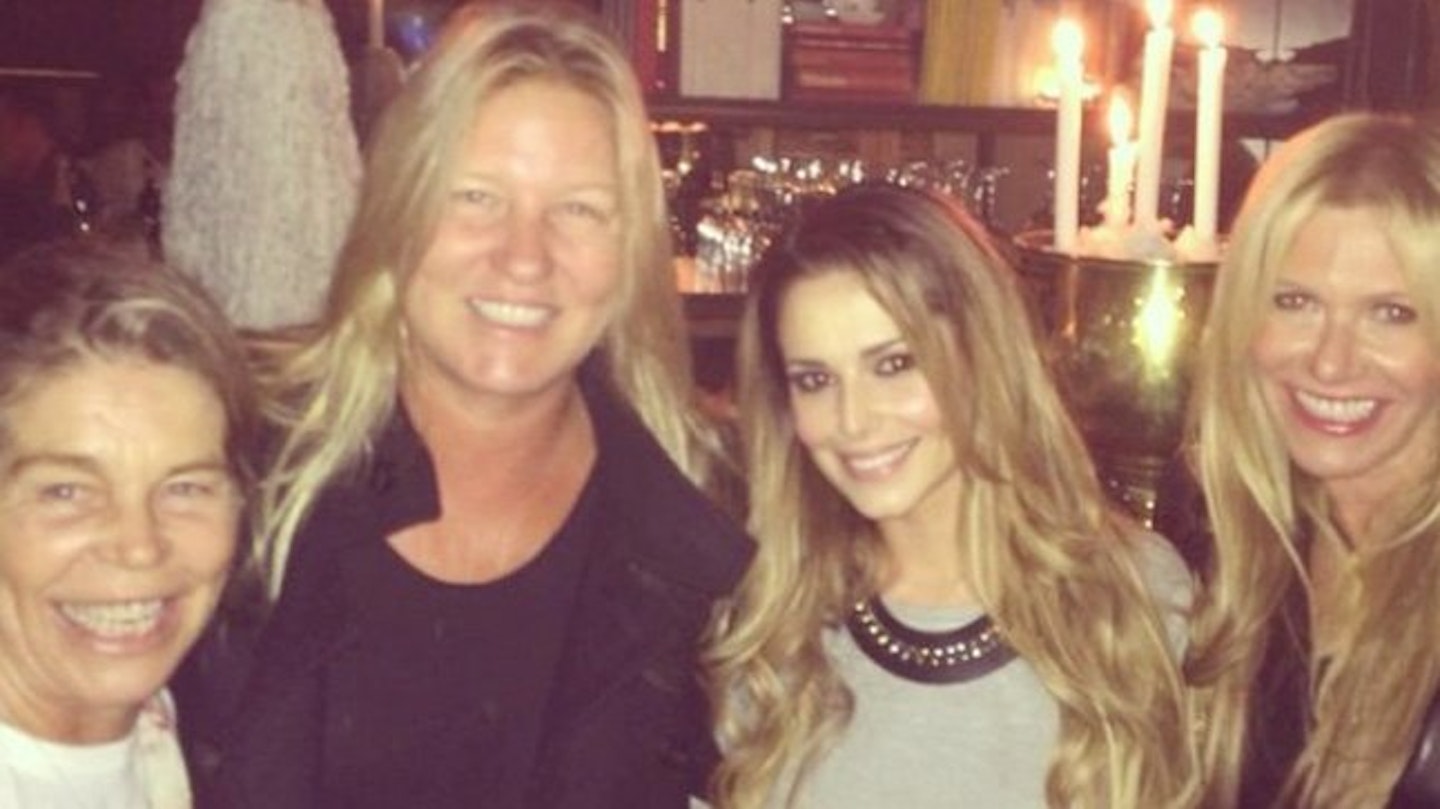 Cheryl was partying with pals in South Africa