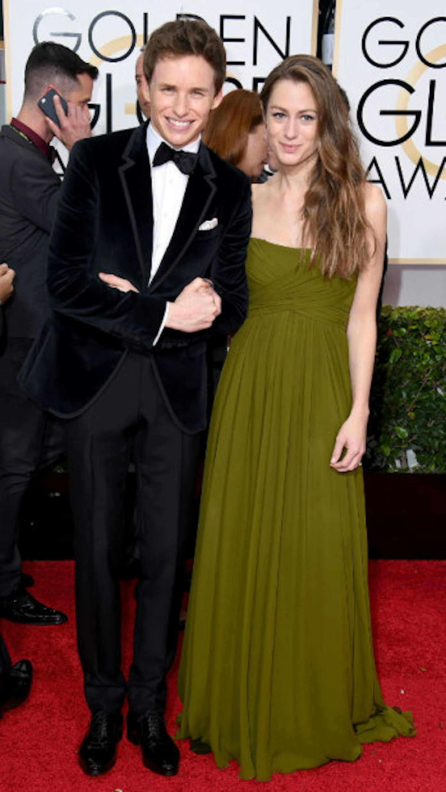 Eddie Redmayne and Hannah Bagshawe