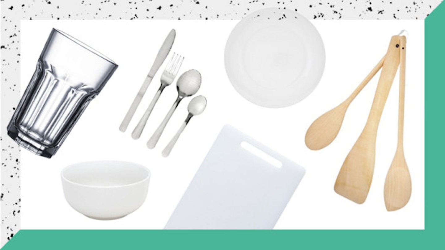 How To Kit Out Your Entire University Kitchen For Less Than £20
