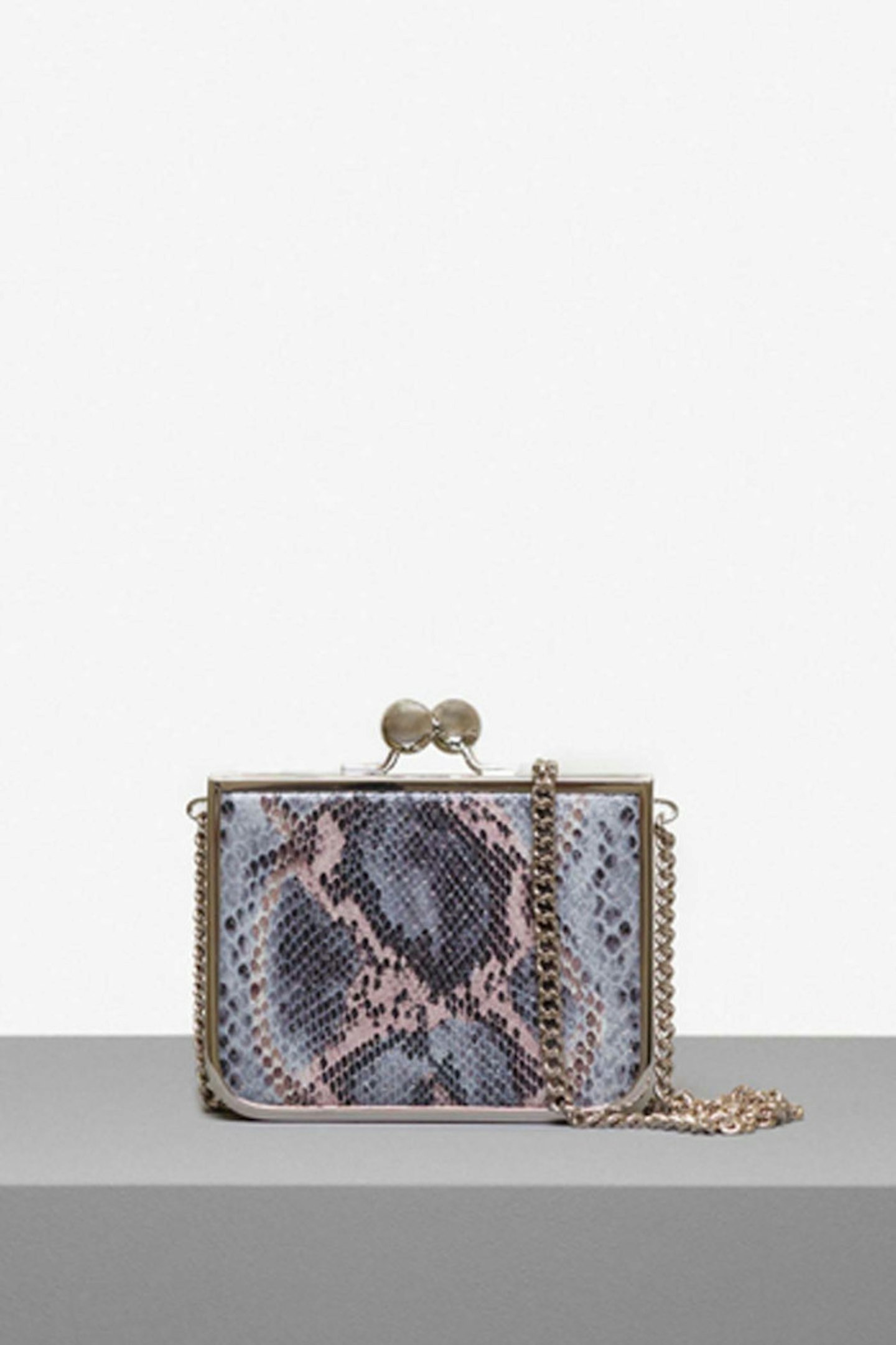 30. Snakeskin box bag, £165, Uterque