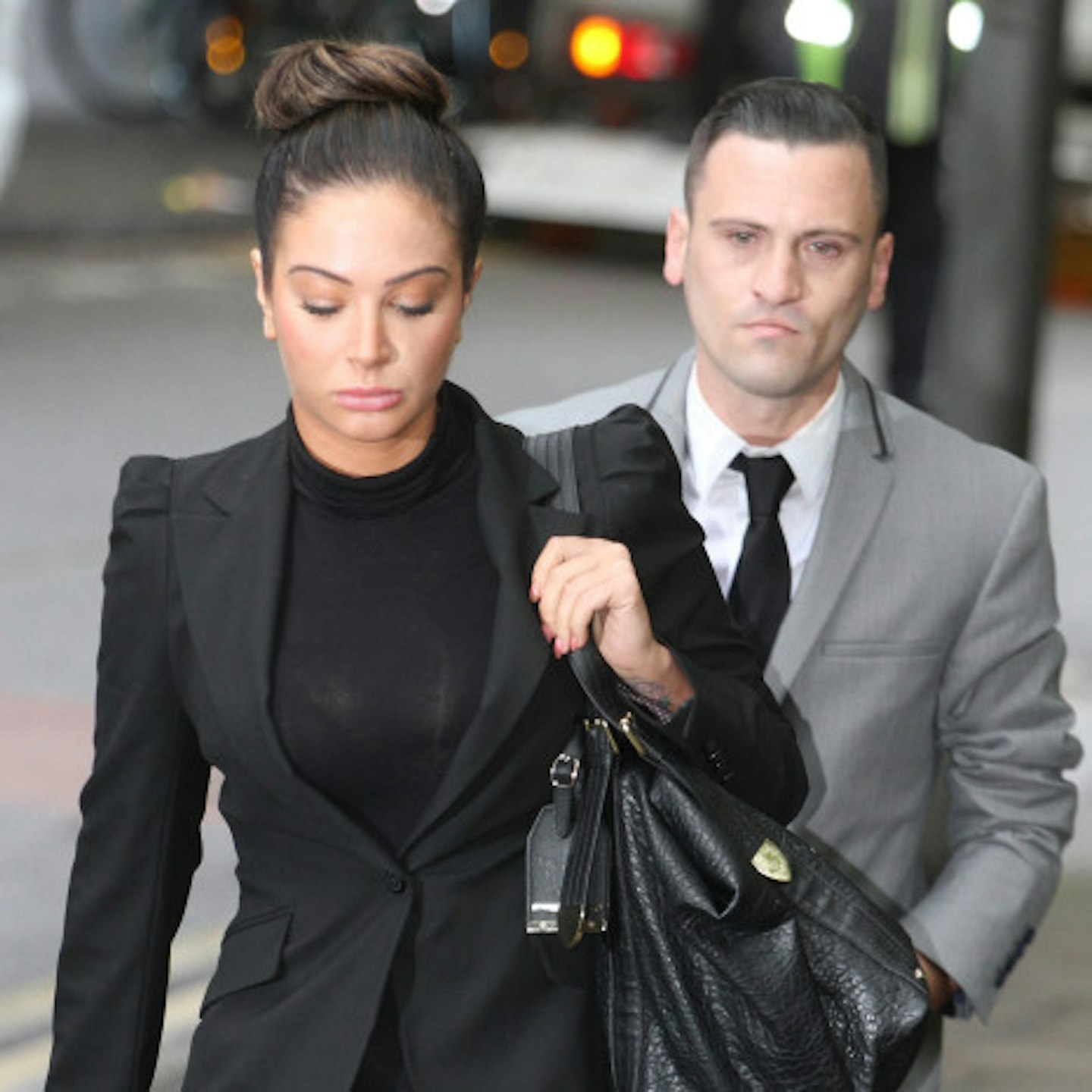 Tulisa arrives in court