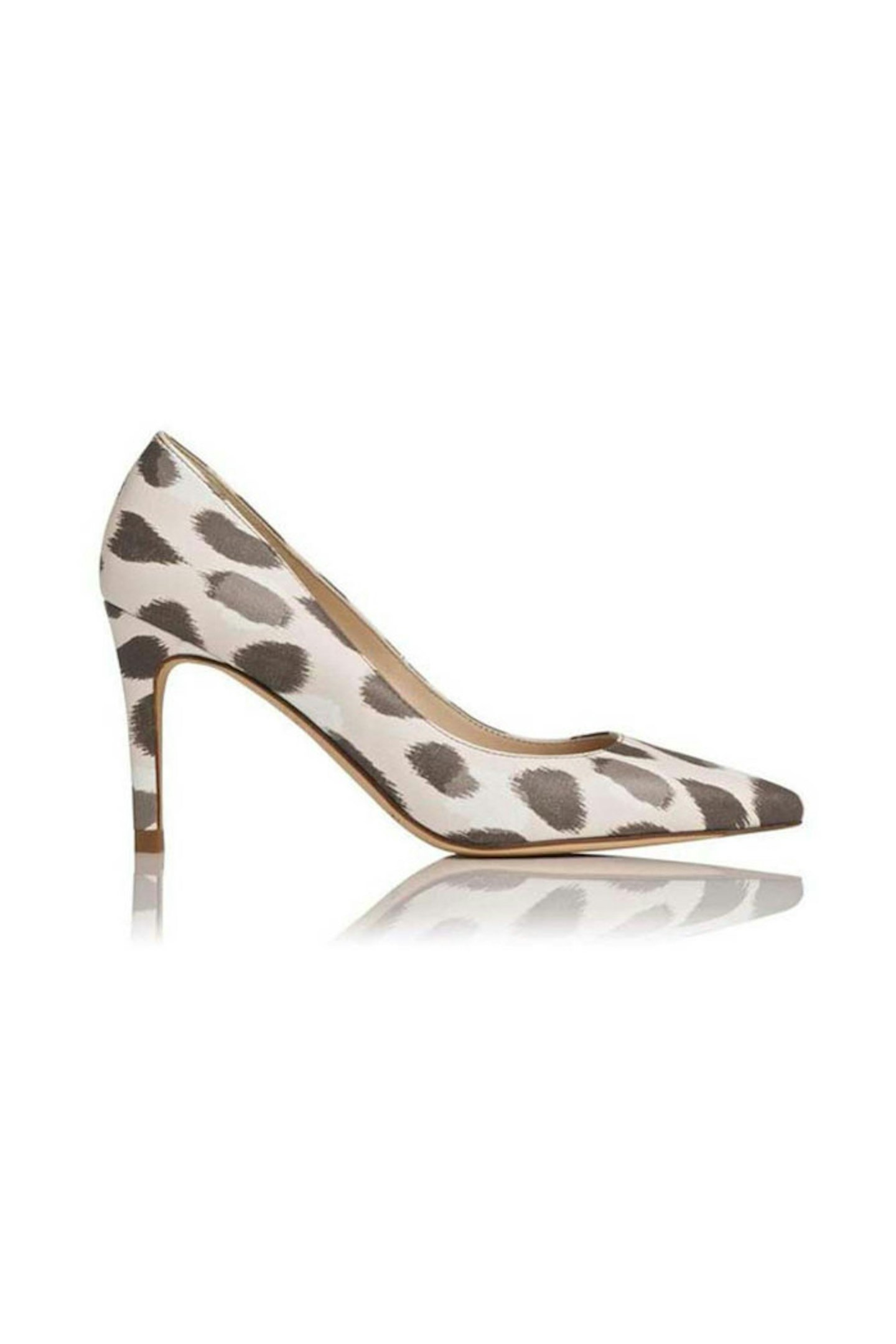 Floret Jacquard Print Point Toe Court