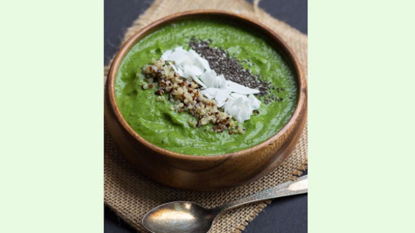 Breakfast – Green smoothie bowl