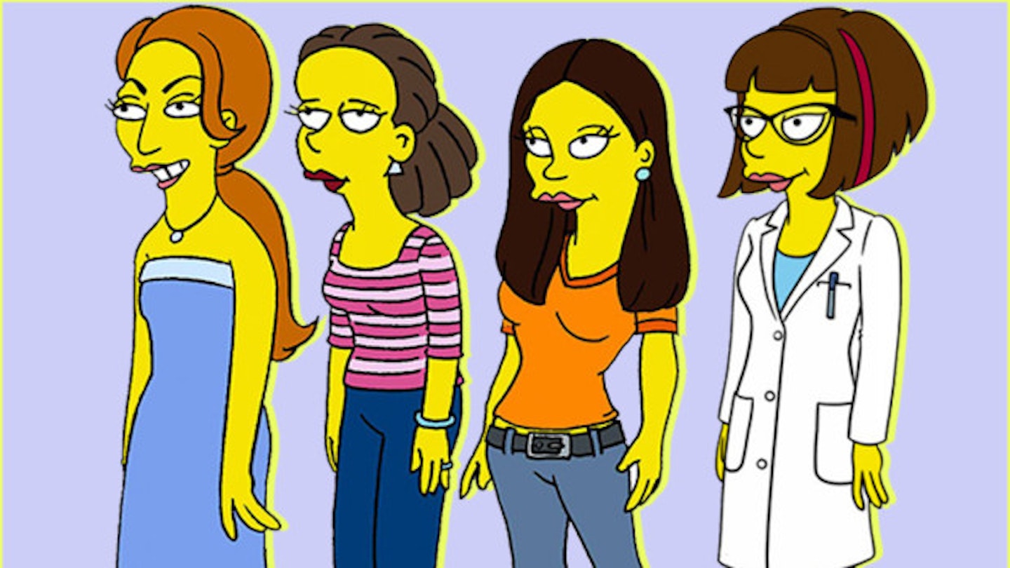 The Simpsons Does Girls And Lena's Gonna Steal Homer From Marge