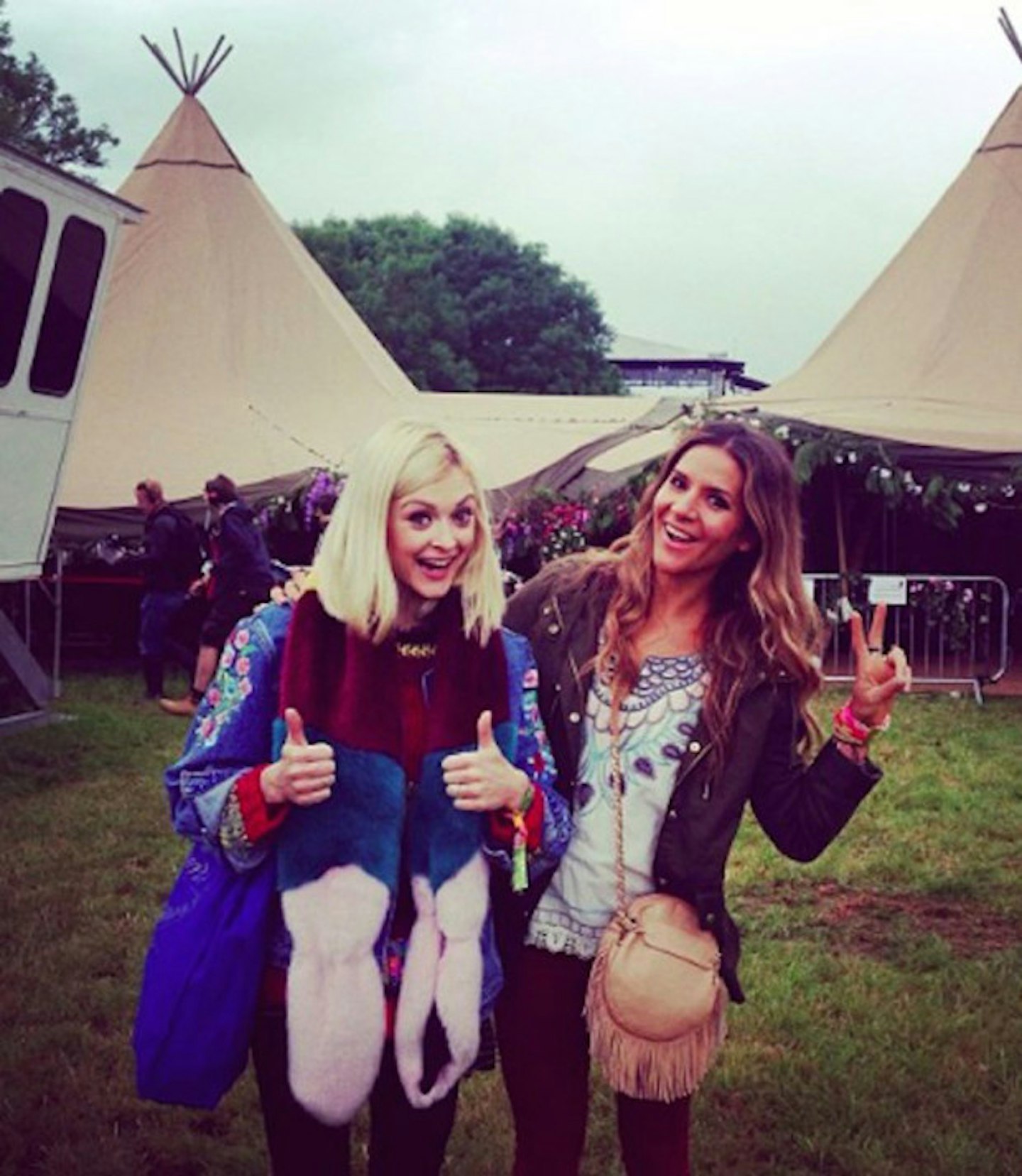 Fearne Cotton and Amanda Byram