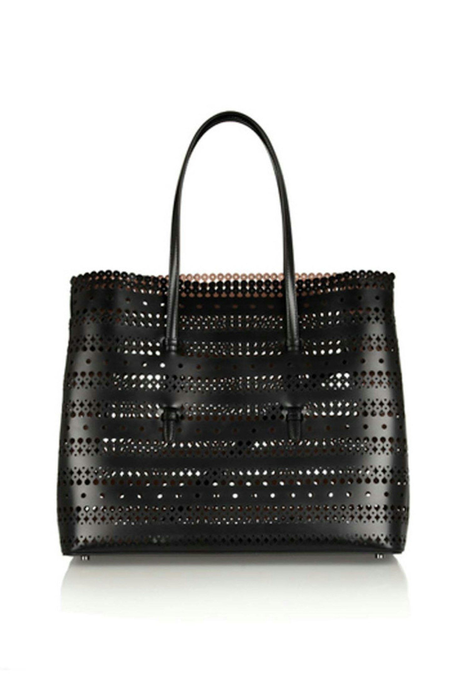 14. Laser-cut leather bag, £1,750, Alaia at Net-A-Porter