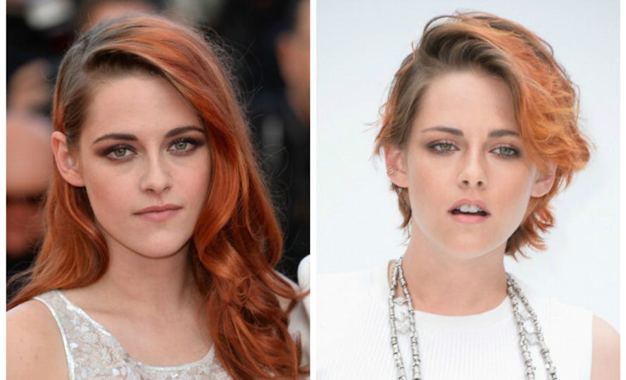 Kristen Stewart Cut Her Hair Just One Hour Before Chanel's Couture Show |  Grazia