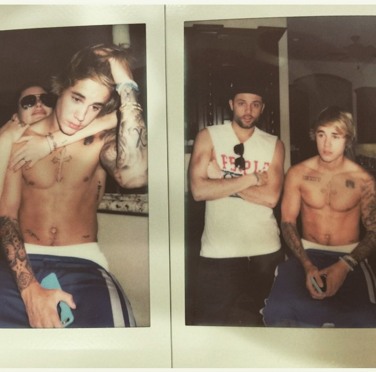 Justin posted this picture to his Instagram account yesterday.
