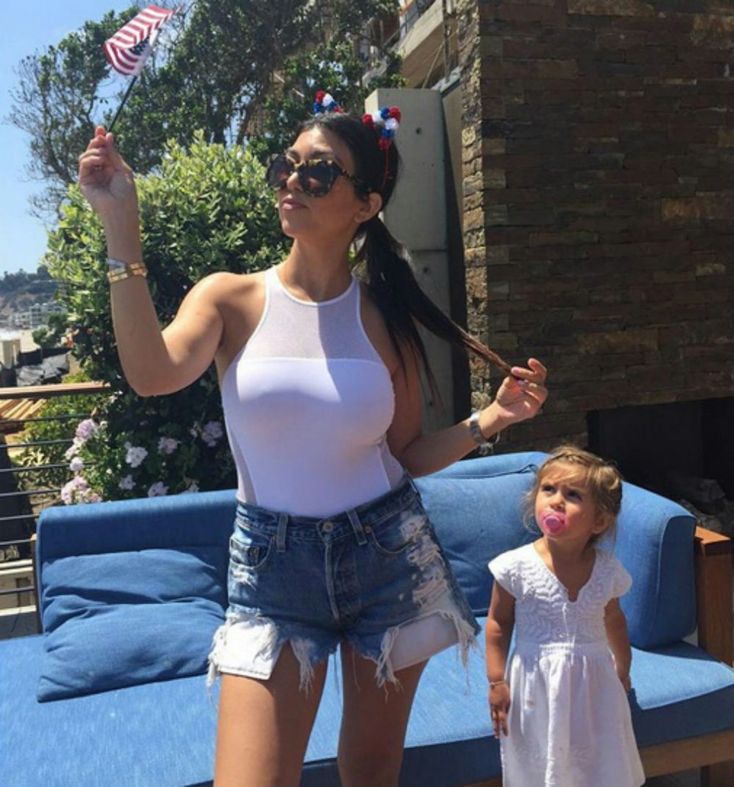 Kourtney was also celebrating with Penelope