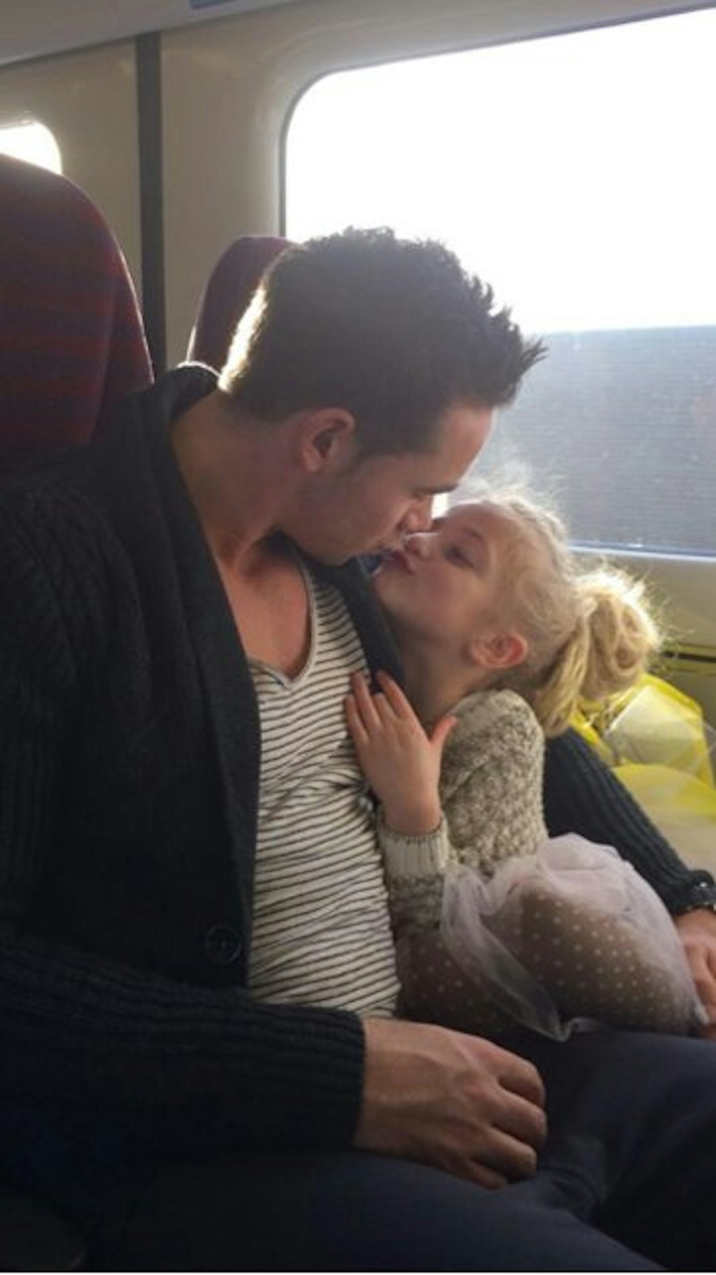 Kieran and stepdaughter Princess.