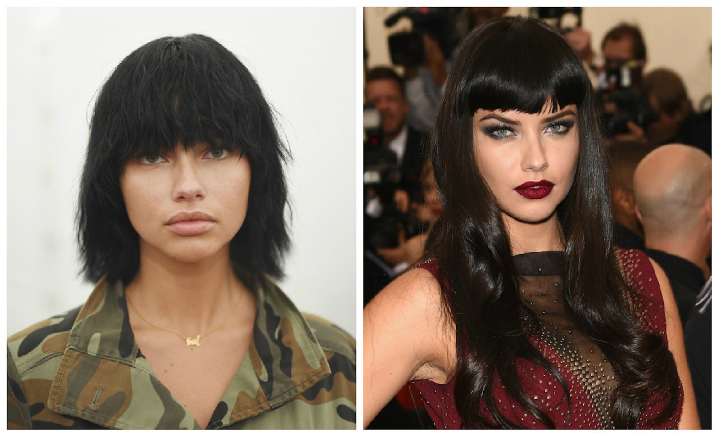 Adriana via Getty at the Marc Jacobs show and at the Met Gala