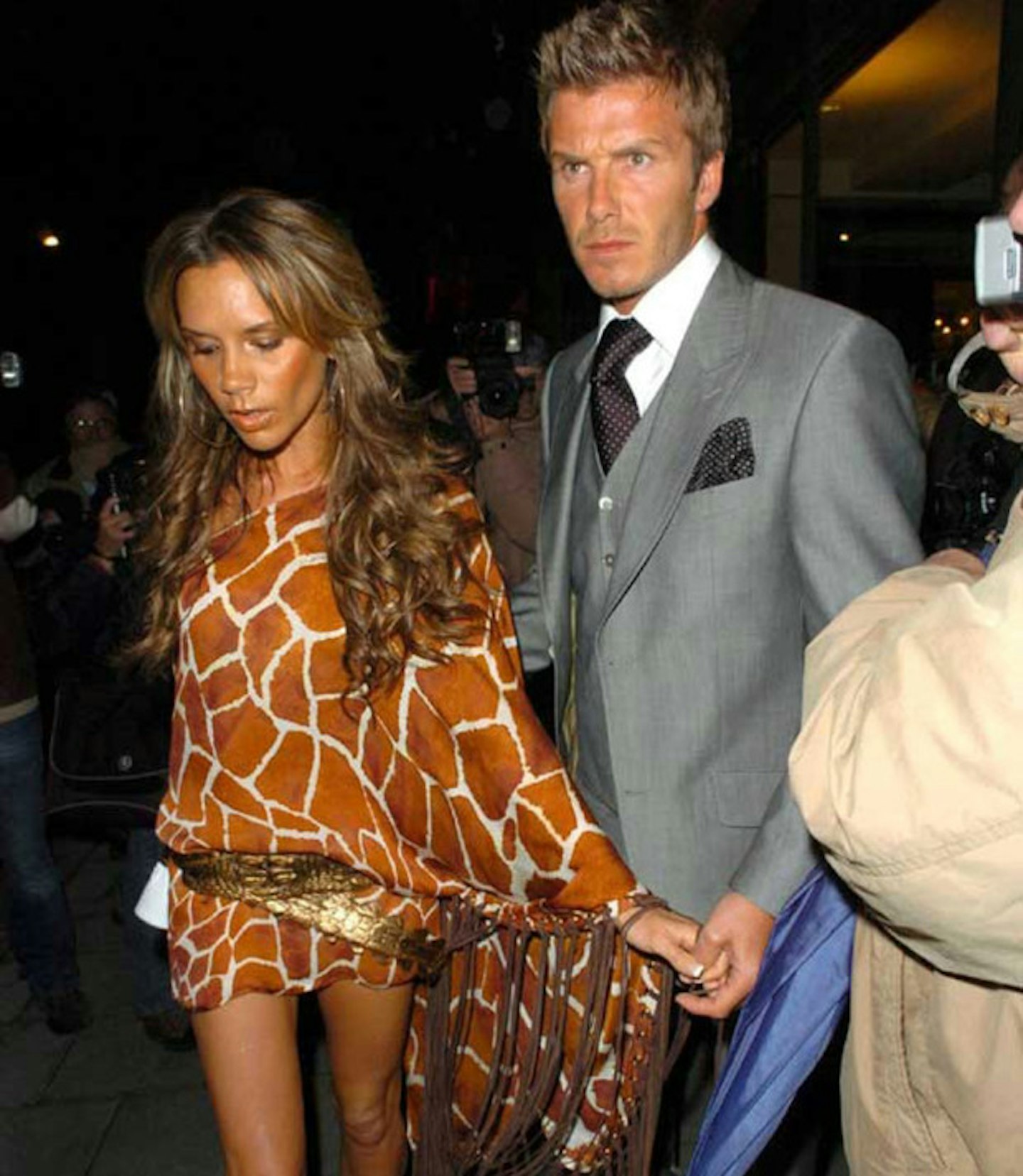 In fairness, Becks actually looks OK here. But what's up with VB's jungle-inspired number?