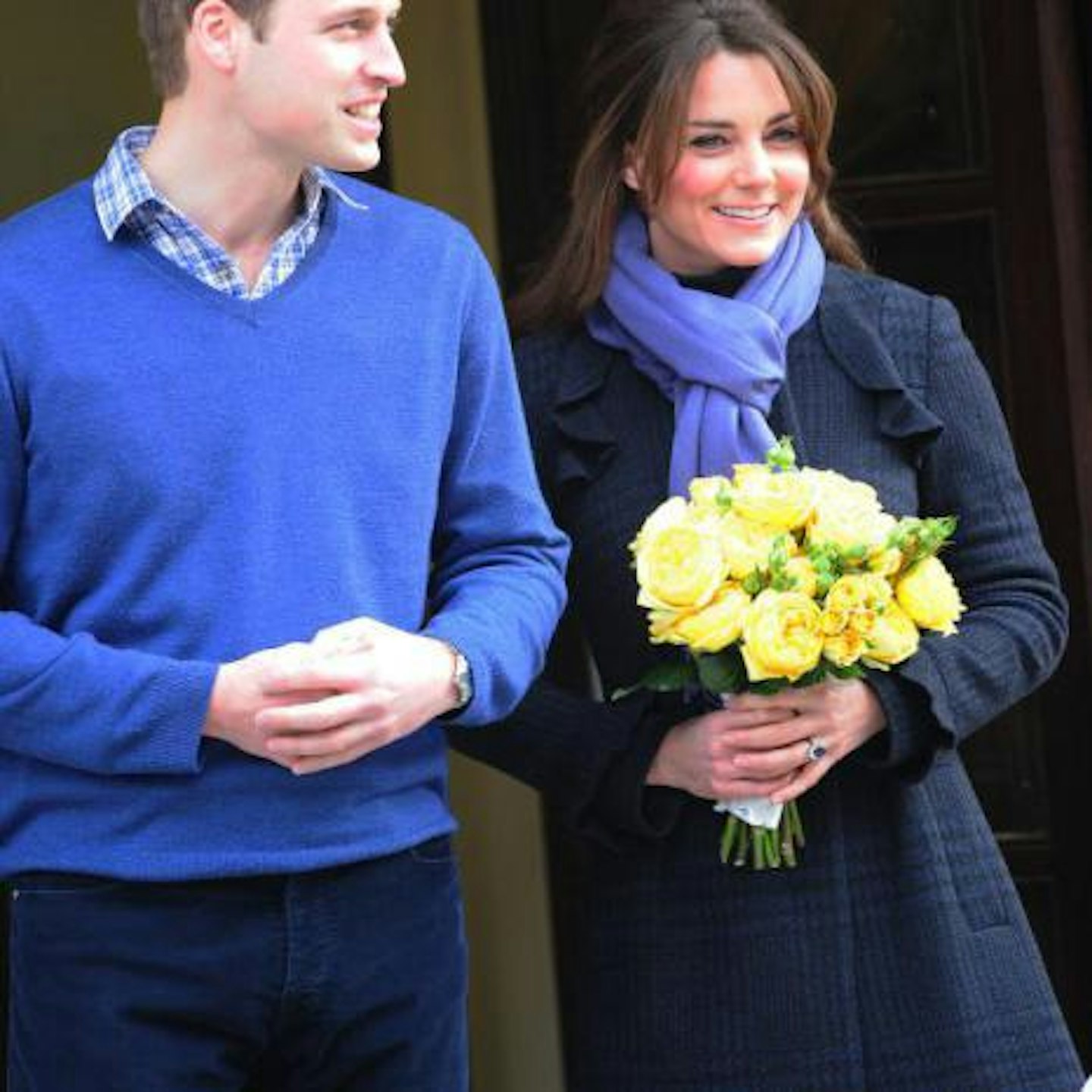 The Duke and Duchess of Cambridge are expected to make their first public appearance as parents on the hospital steps
