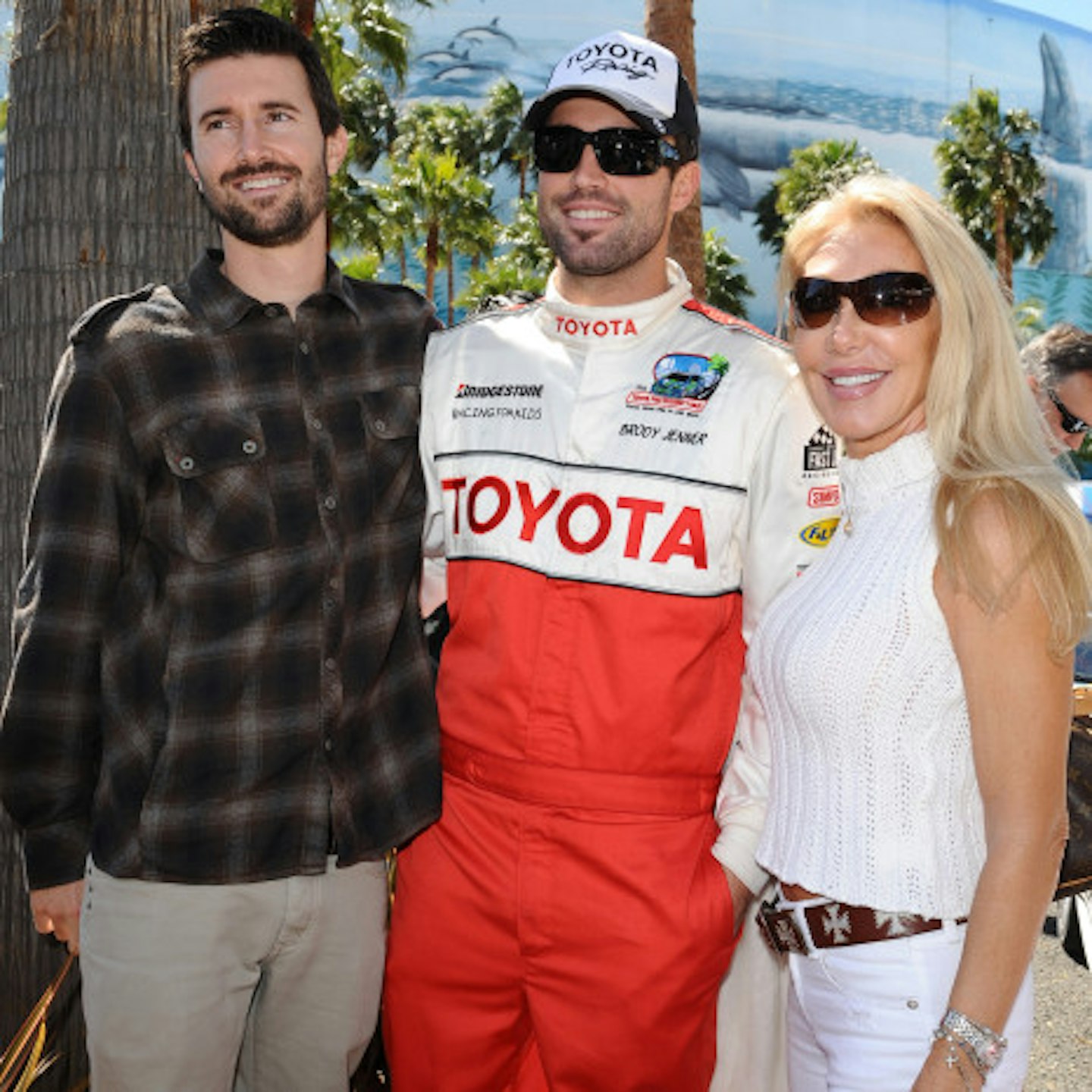 (Left to right) Brandon, Brody and their mother Linda Thompson