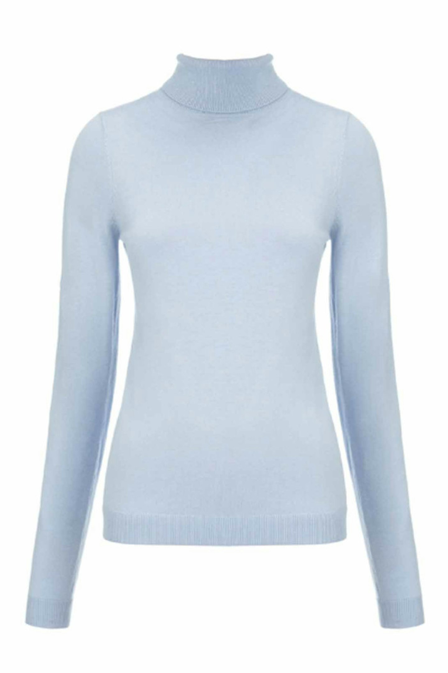 Silk Mix Roll Neck