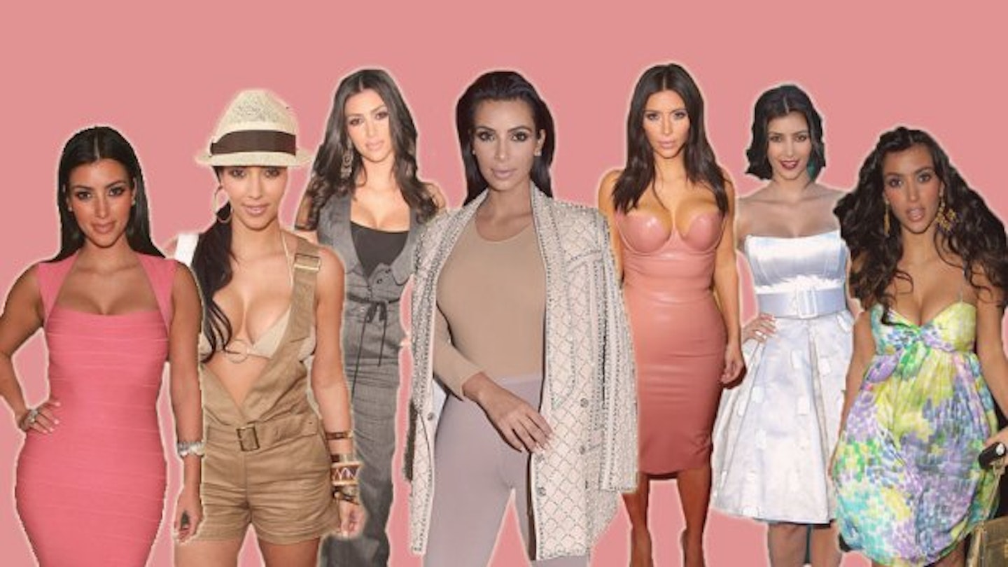 A Definitive Timeline Of Kim Kardashian's 10-Year Wardrobe Overhaul