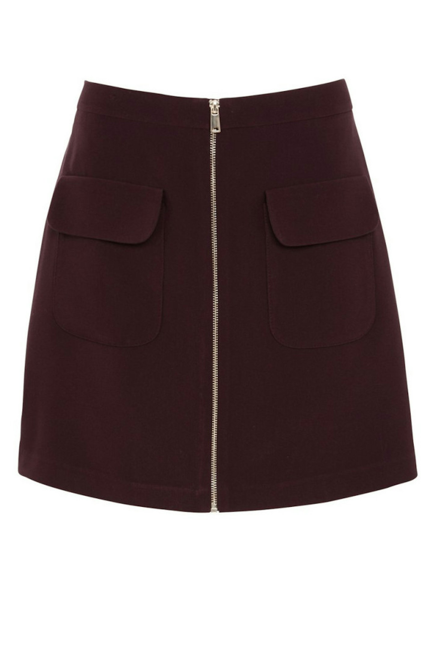 F&F Burgundy Mini Skirt, £16.00