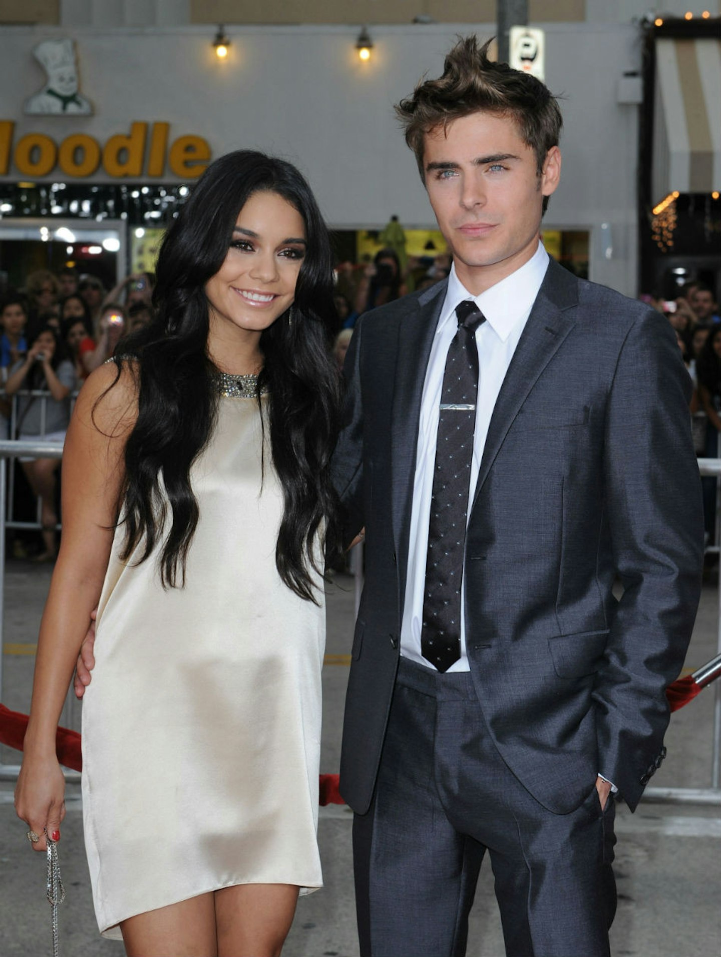 Vanessa with Zac in 2010.