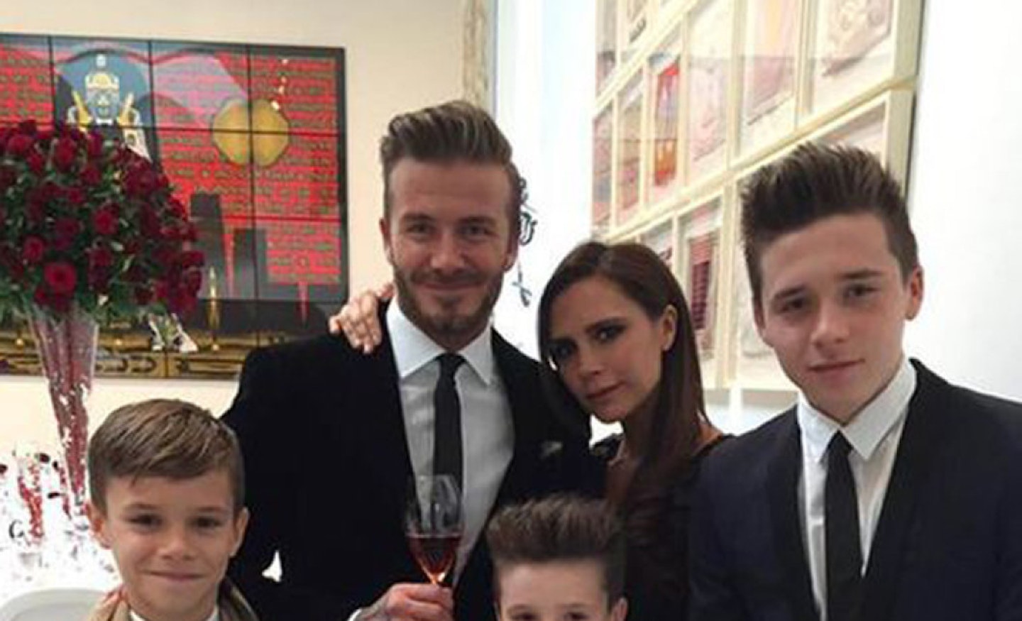 The Beckham Family, July 2015