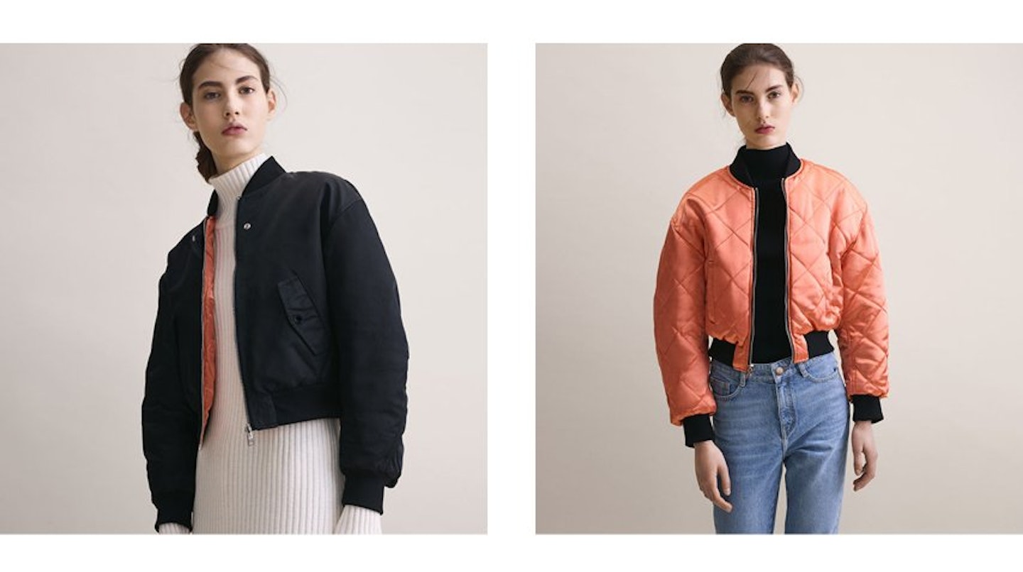 Maje Fashion Brand reversible bomber
