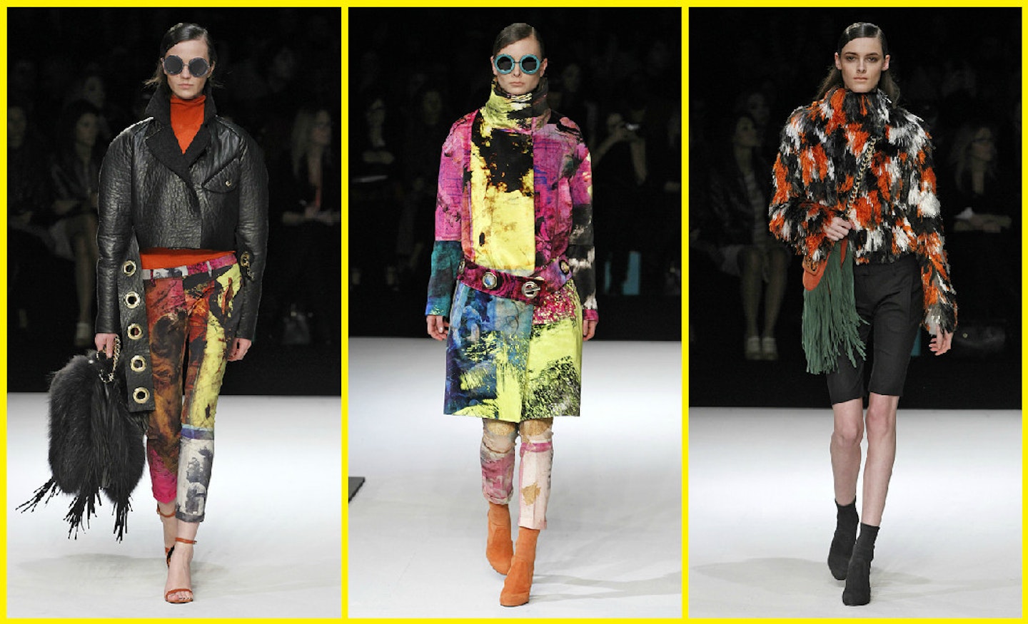 Looks from last year's Just Cavalli show [Getty]