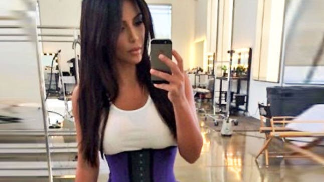 Kardashian discount corset training