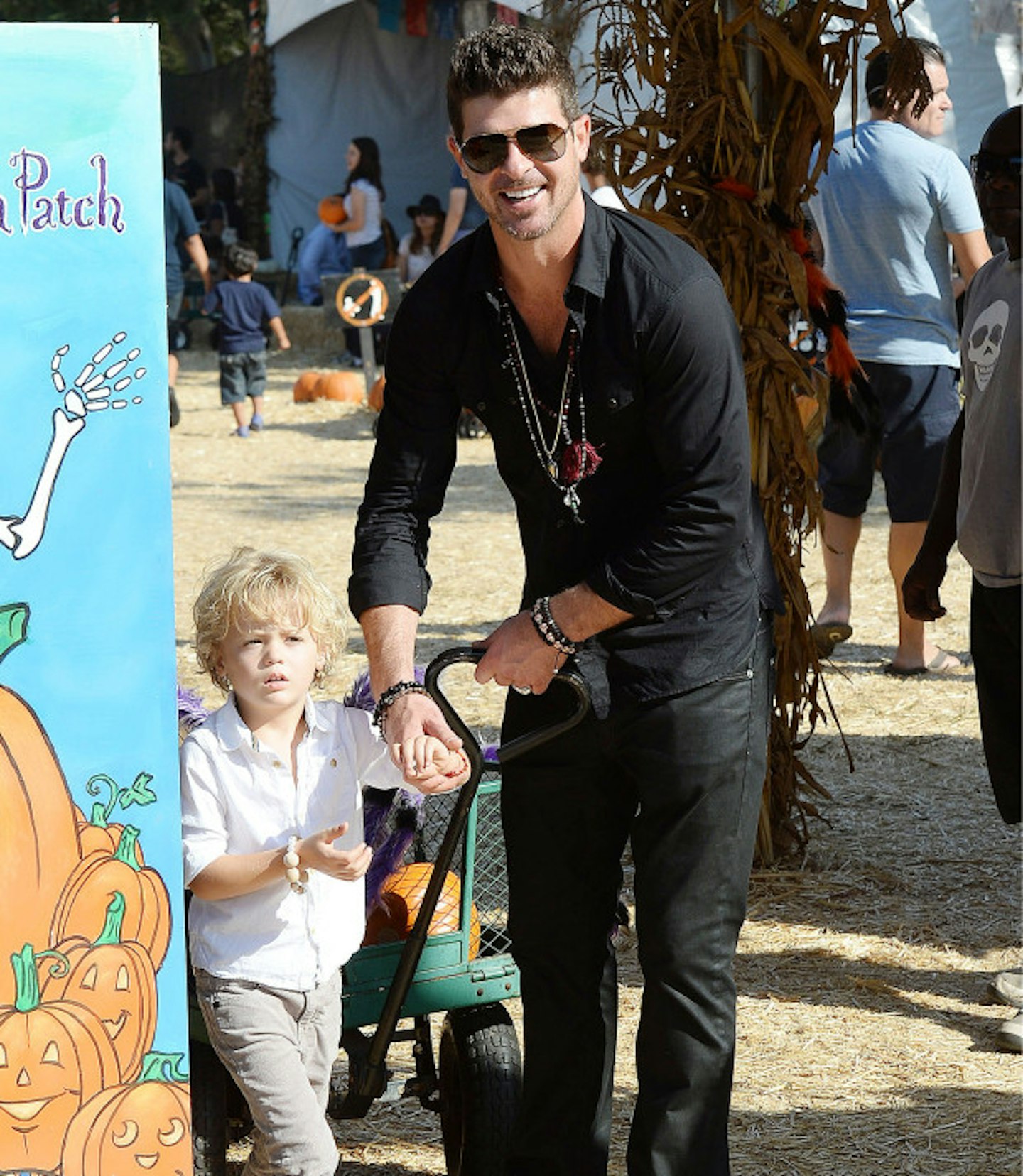 Robin Thicke and son Julian