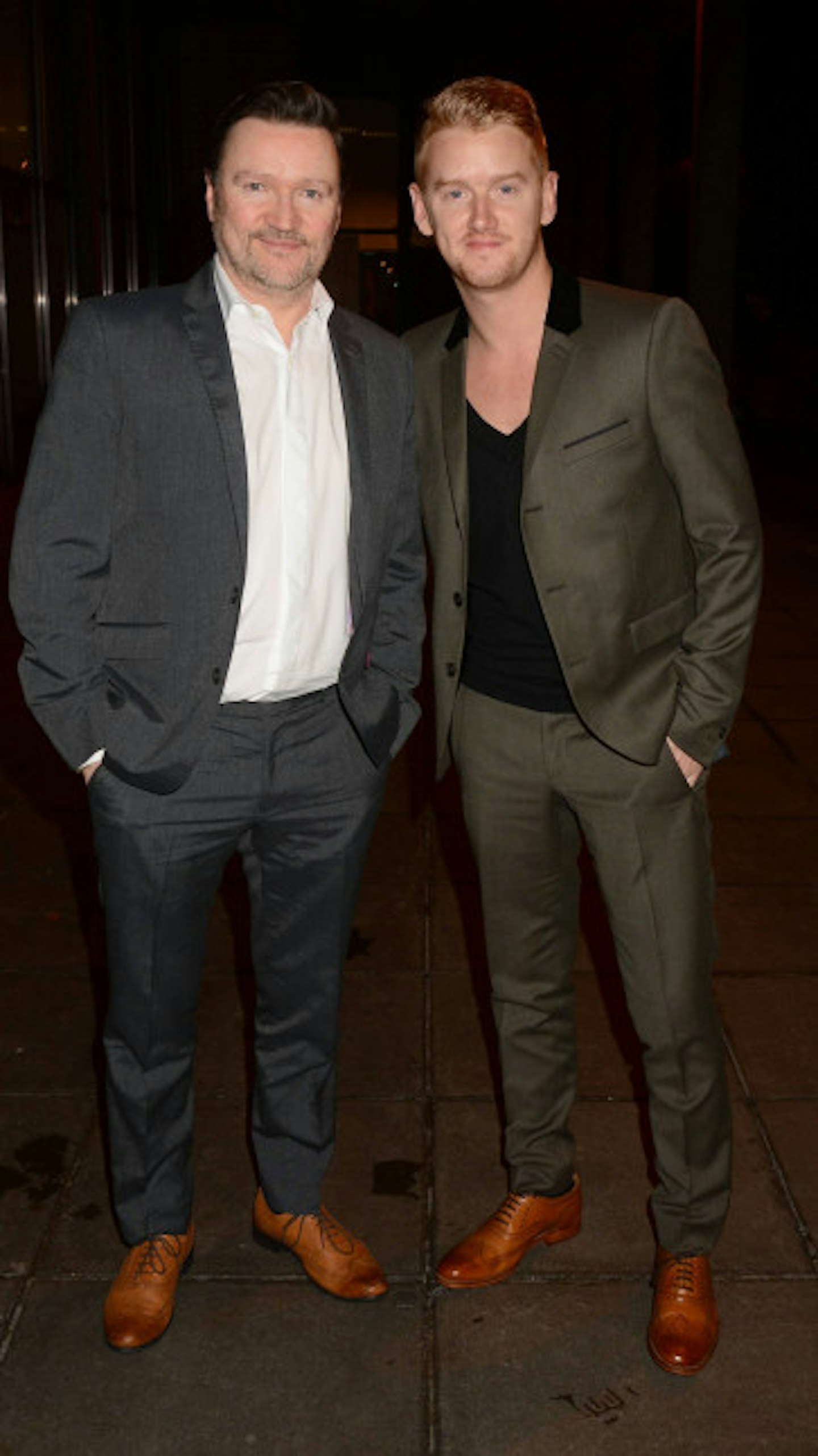 Mikey North with Ian Puleston-Davies