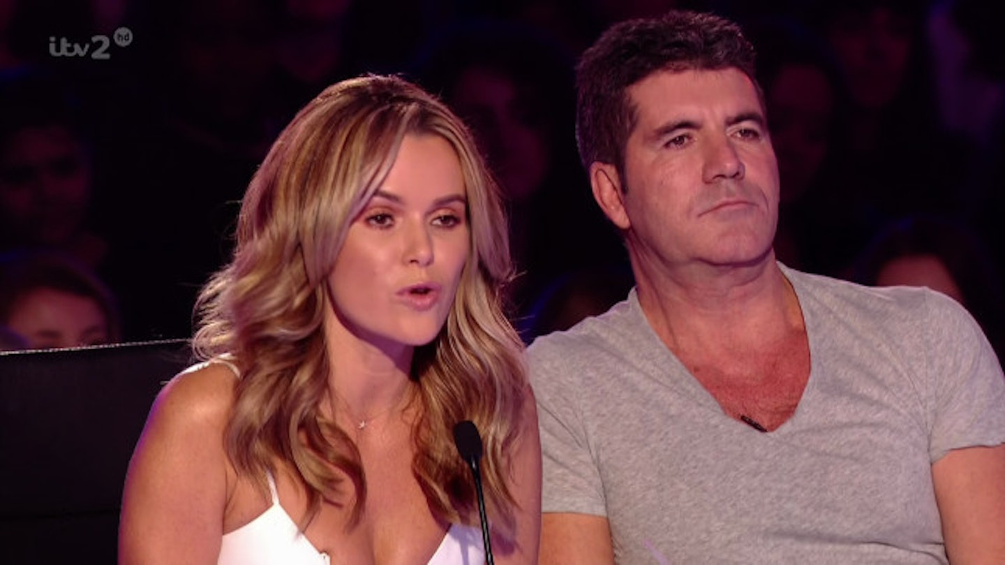 Amanda was not impressed with Simon's prank