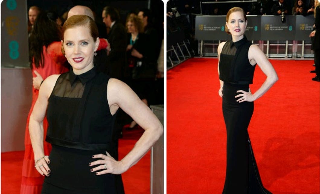 2014 BAFTA Awards: Amy Adams Vamps It Up In Victoria Beckham Gown | Grazia
