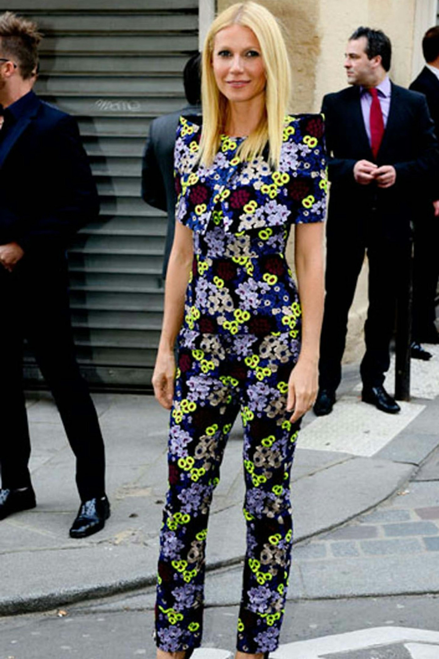 Gwyneth Paltrow in Erdem at 'Iron Man 3' film premiere, Paris, April 2013