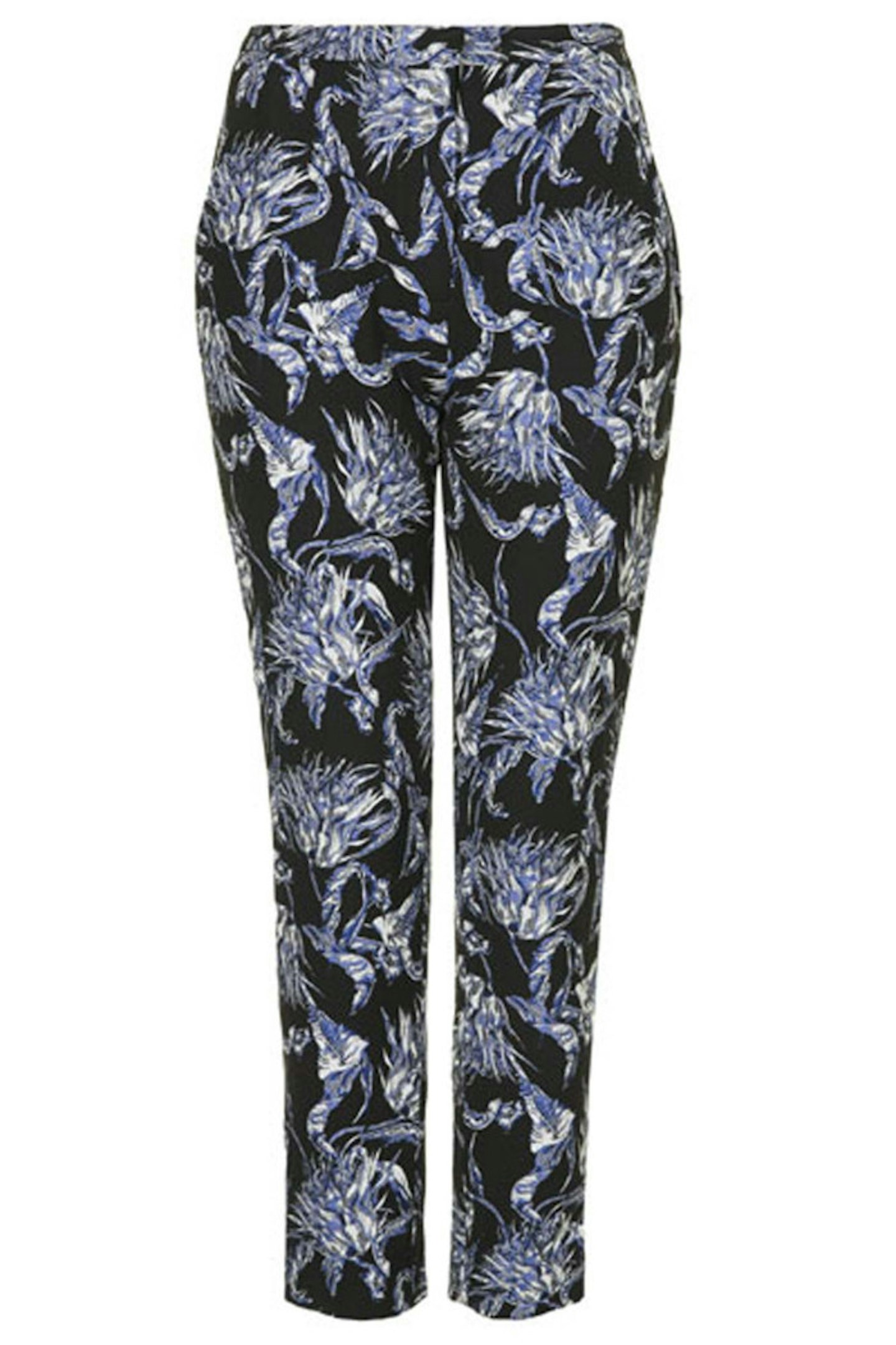 Floral Print Trousers By Unique, £170, Topshop