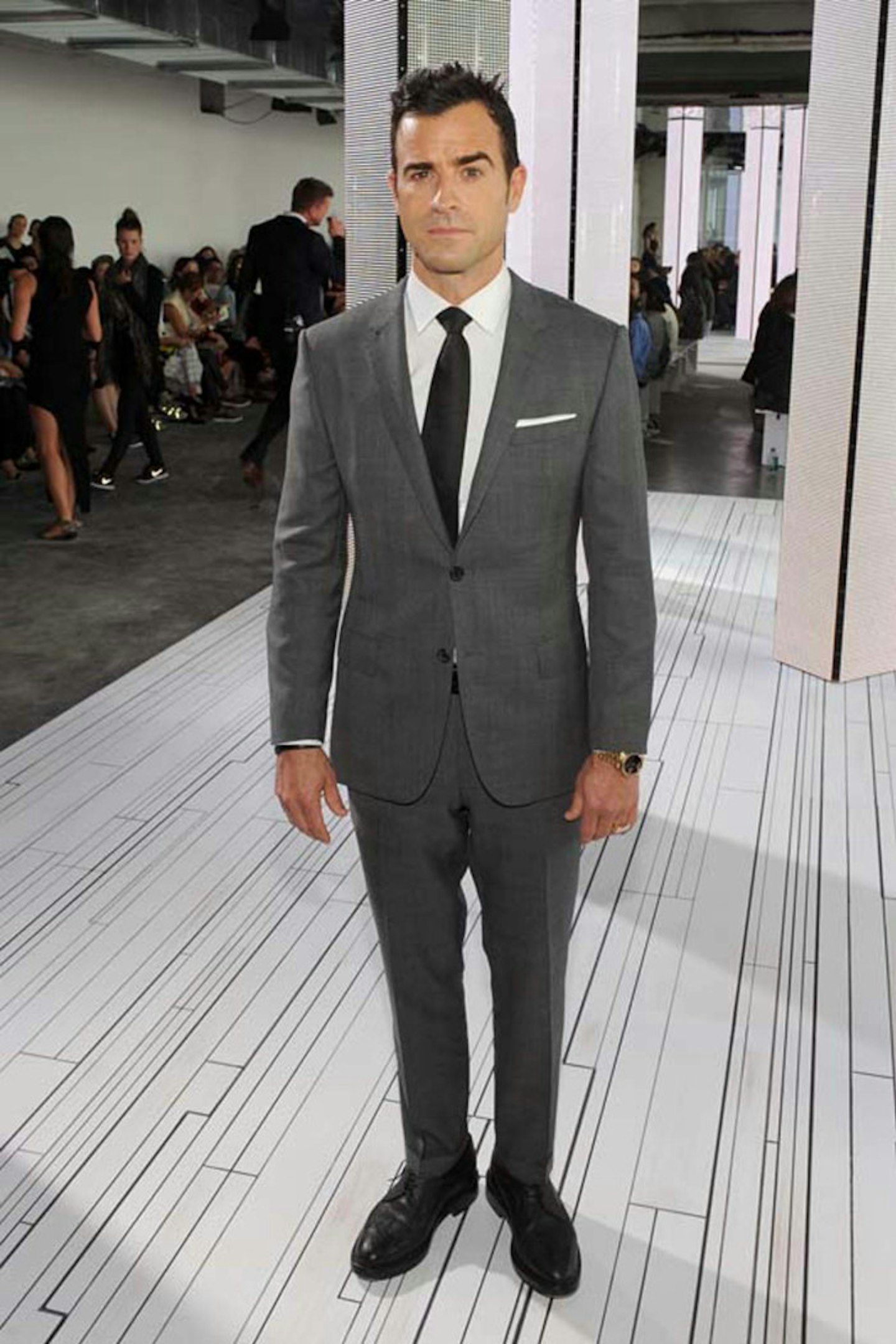 Justin Theroux at Hugo Boss