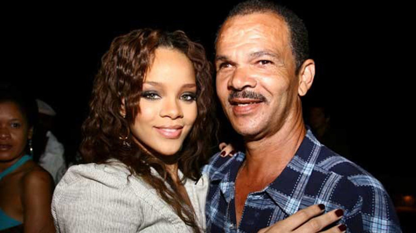 Rihanna and dad Ronald