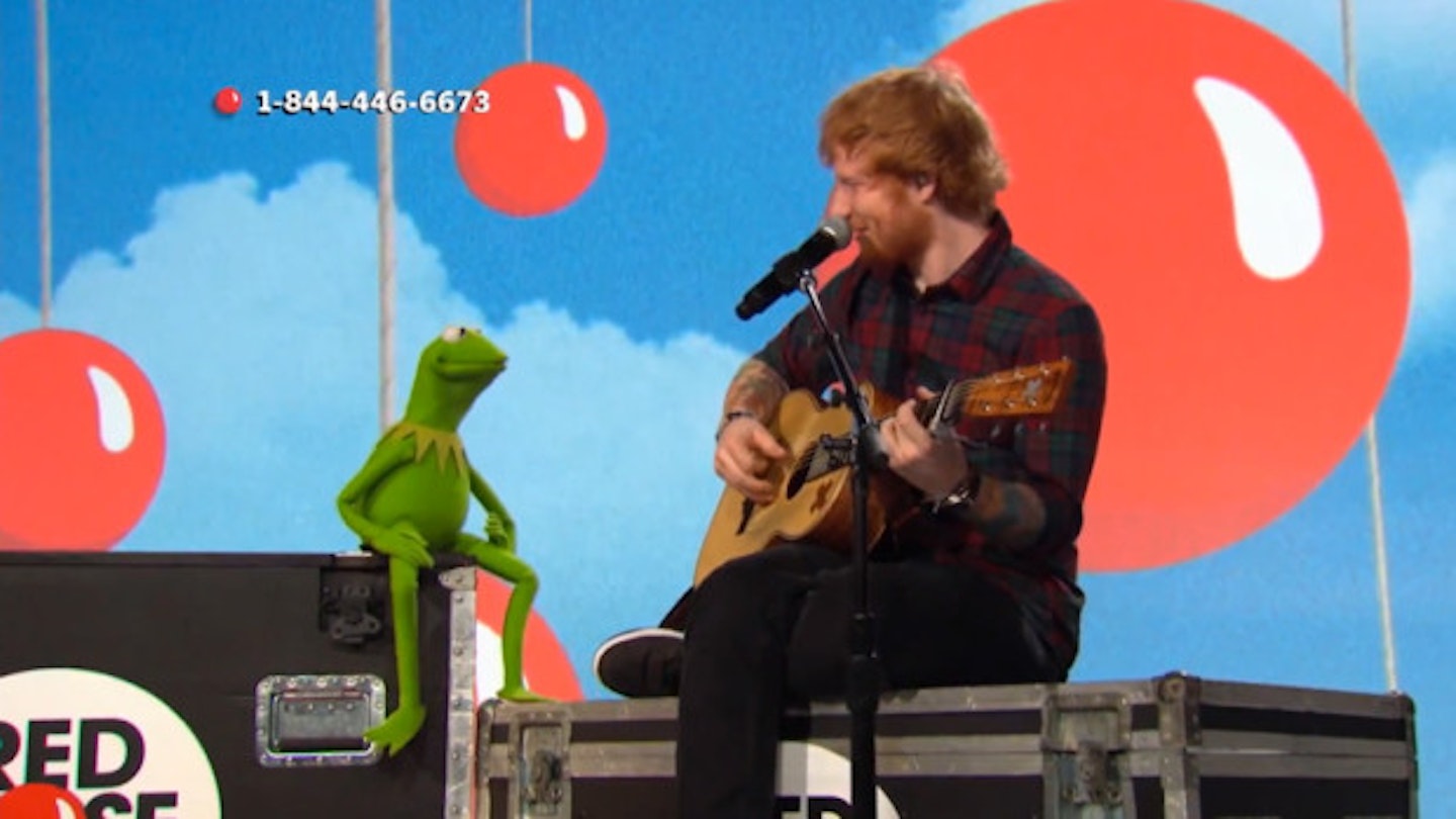 Ed Sheeran And Kermit The Frog Did A Duet And It's Majorly Cute