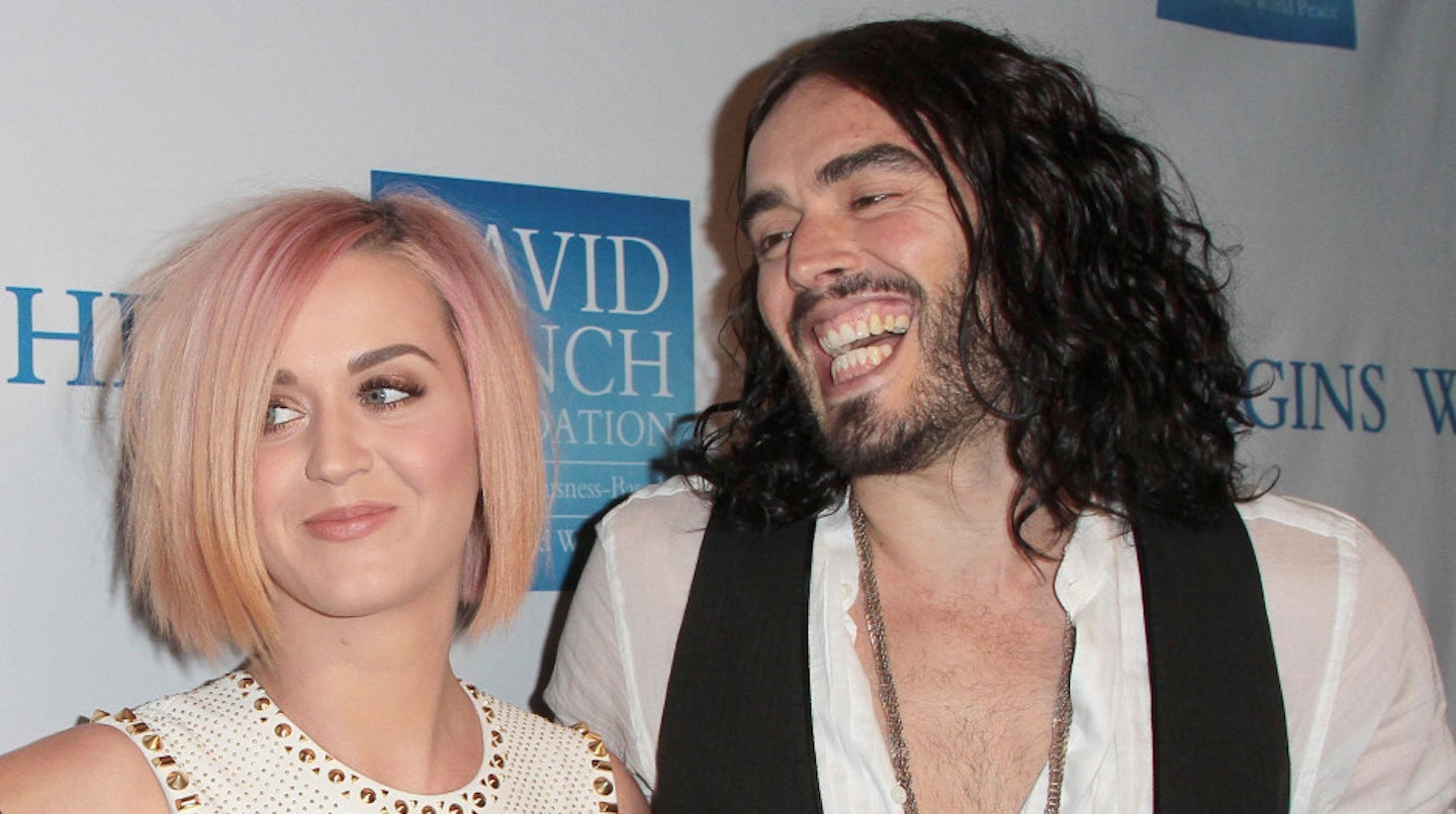 Katy Perry and Russell Brand