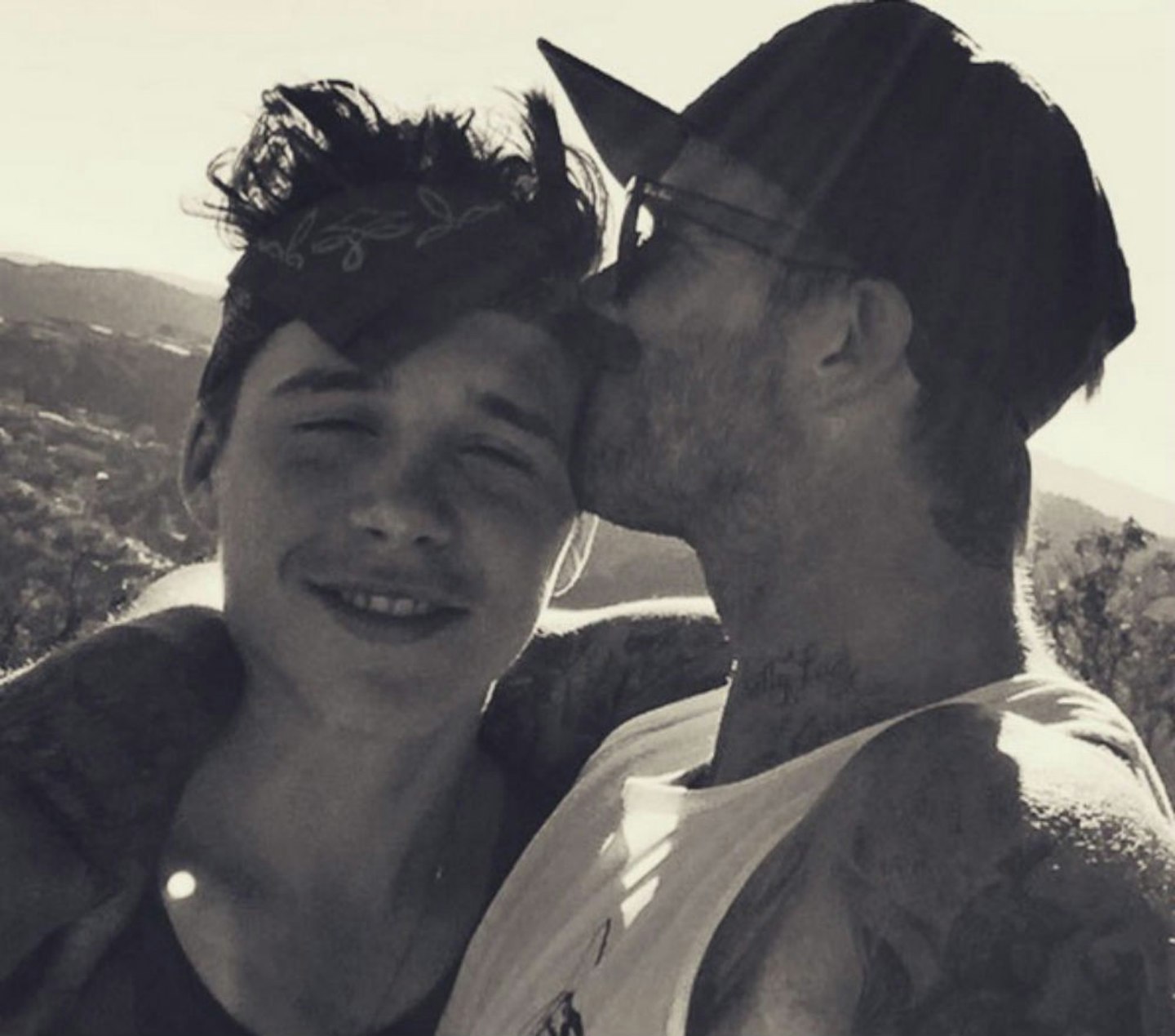 David and Brooklyn: Best buds