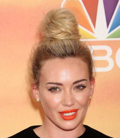 Take it to the salon celebrities with top knots Hair & Beauty Heat