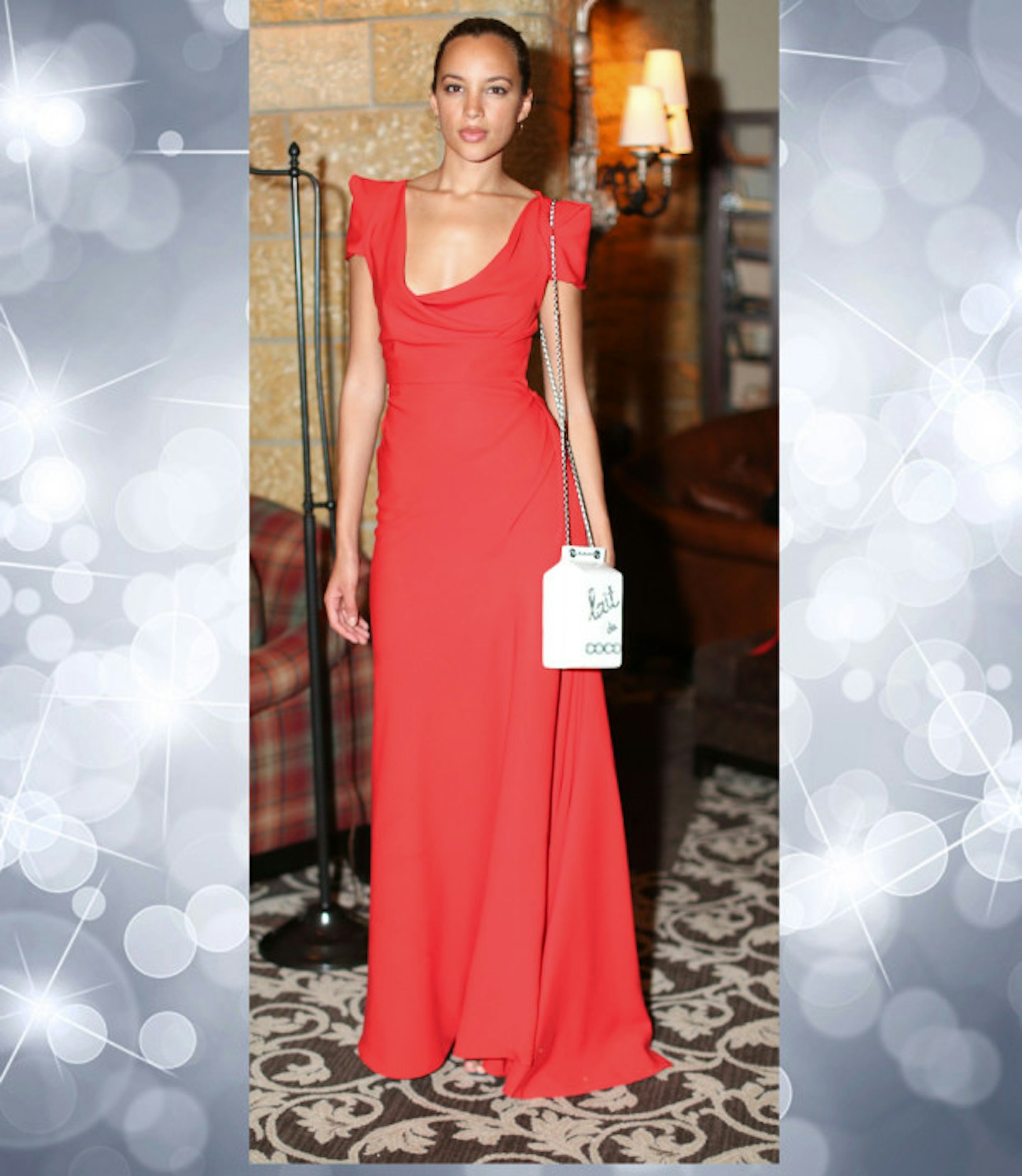 best-dressed-phoebe-collings-james-red-long-dress-chanel-bag