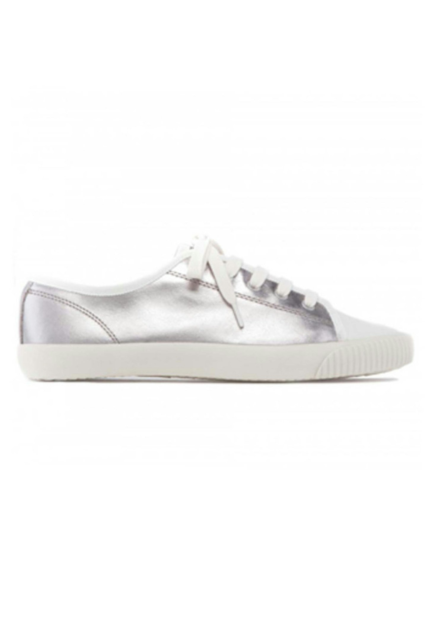 11. Silver plimsols, £63, Bimba y Lola