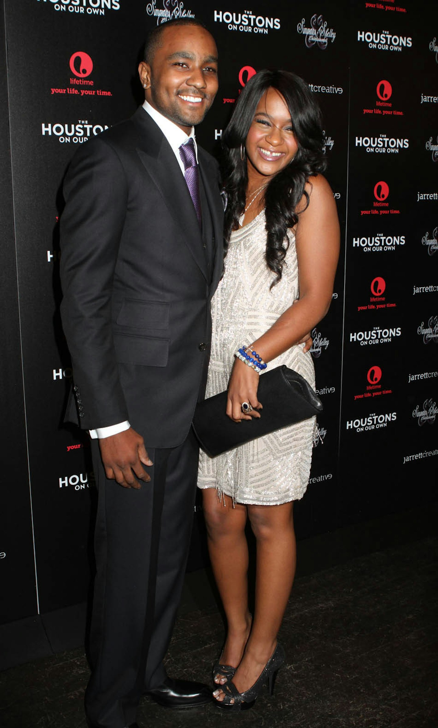 Bobbi Kristina and her boyfriend Nick Gordon in 2012.