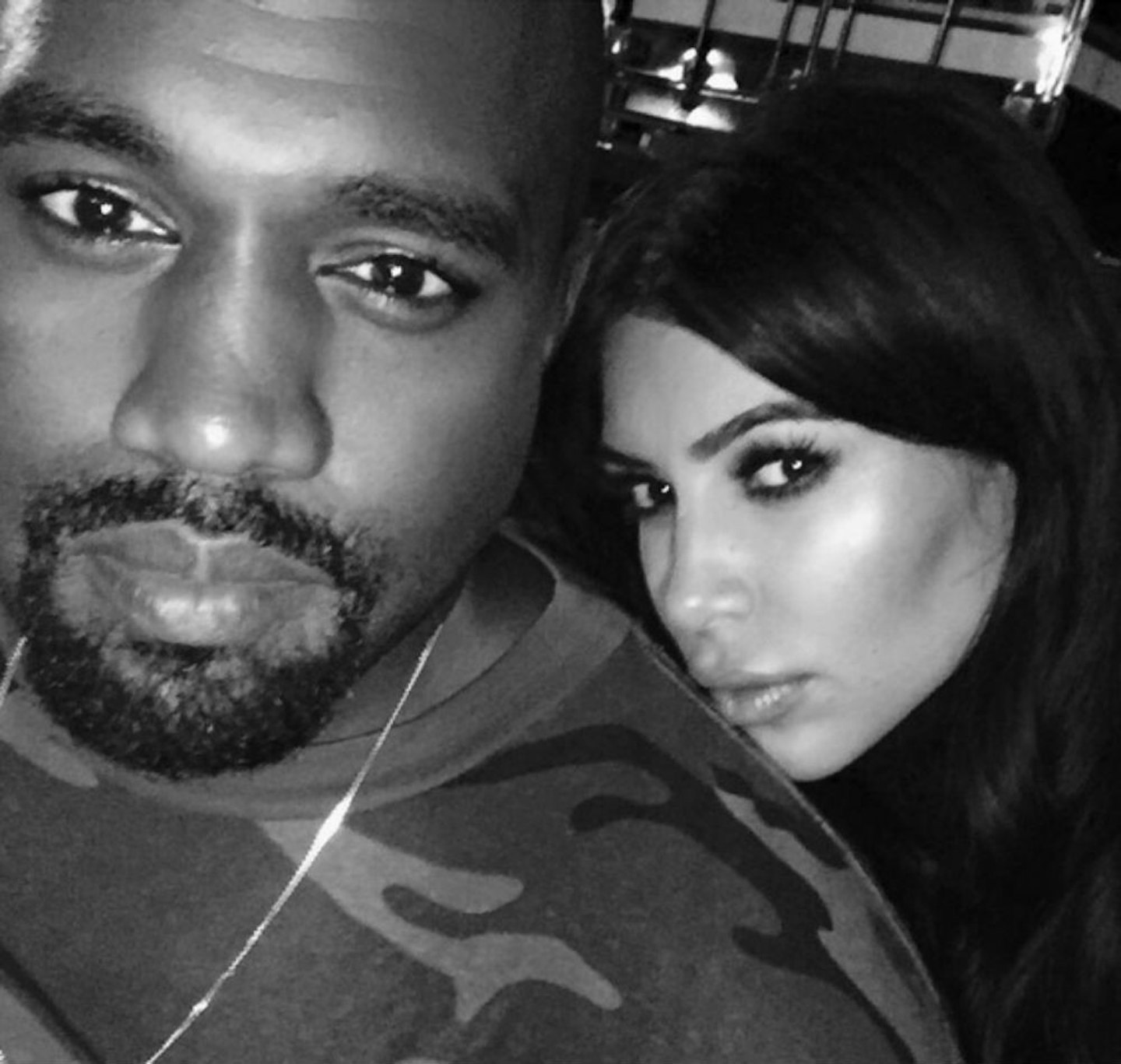 Kim supported hubby Kanye West at his show later in the day