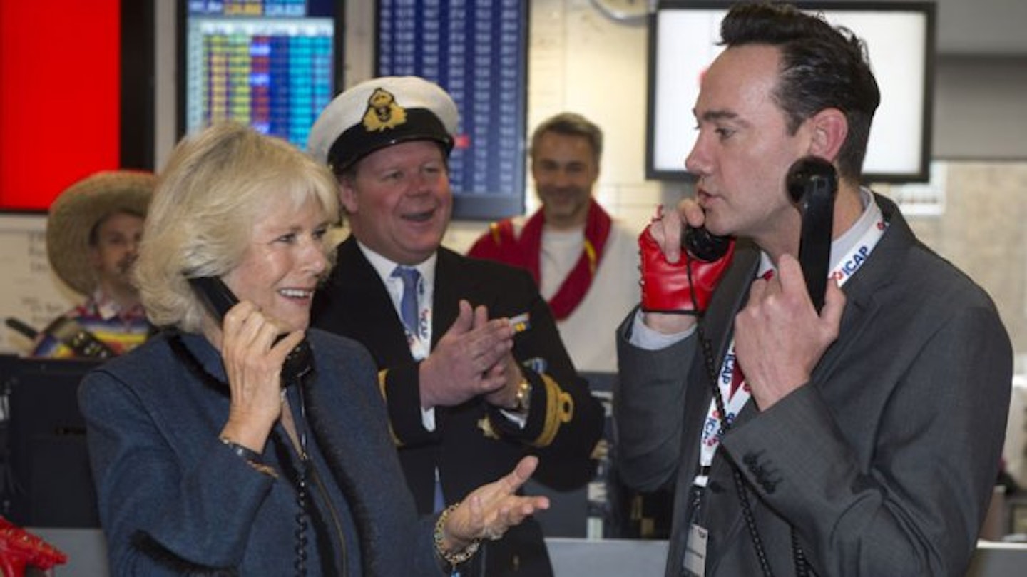 The Duchess of Cornwall couldn't help but laugh at Craig Revel Horwood's antics