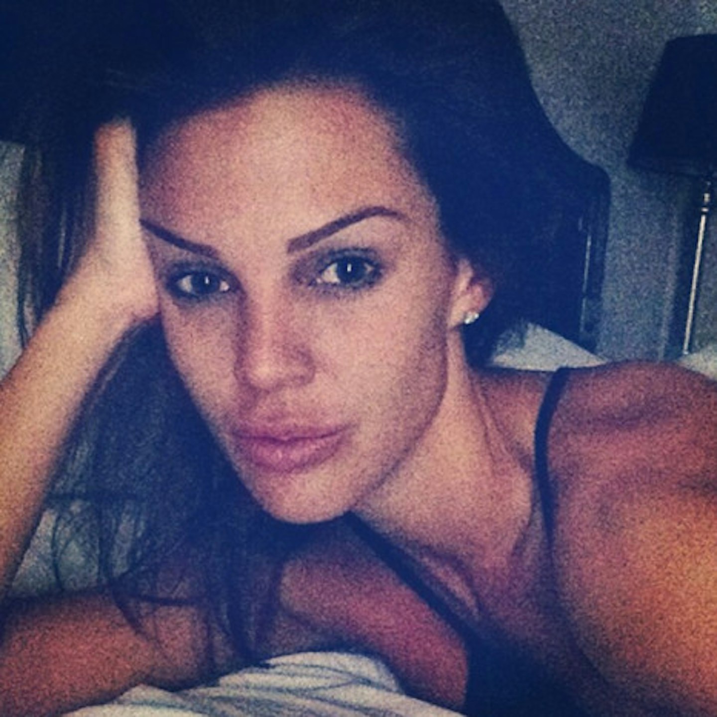 Danielle shared this beautiful bare-faced selfie