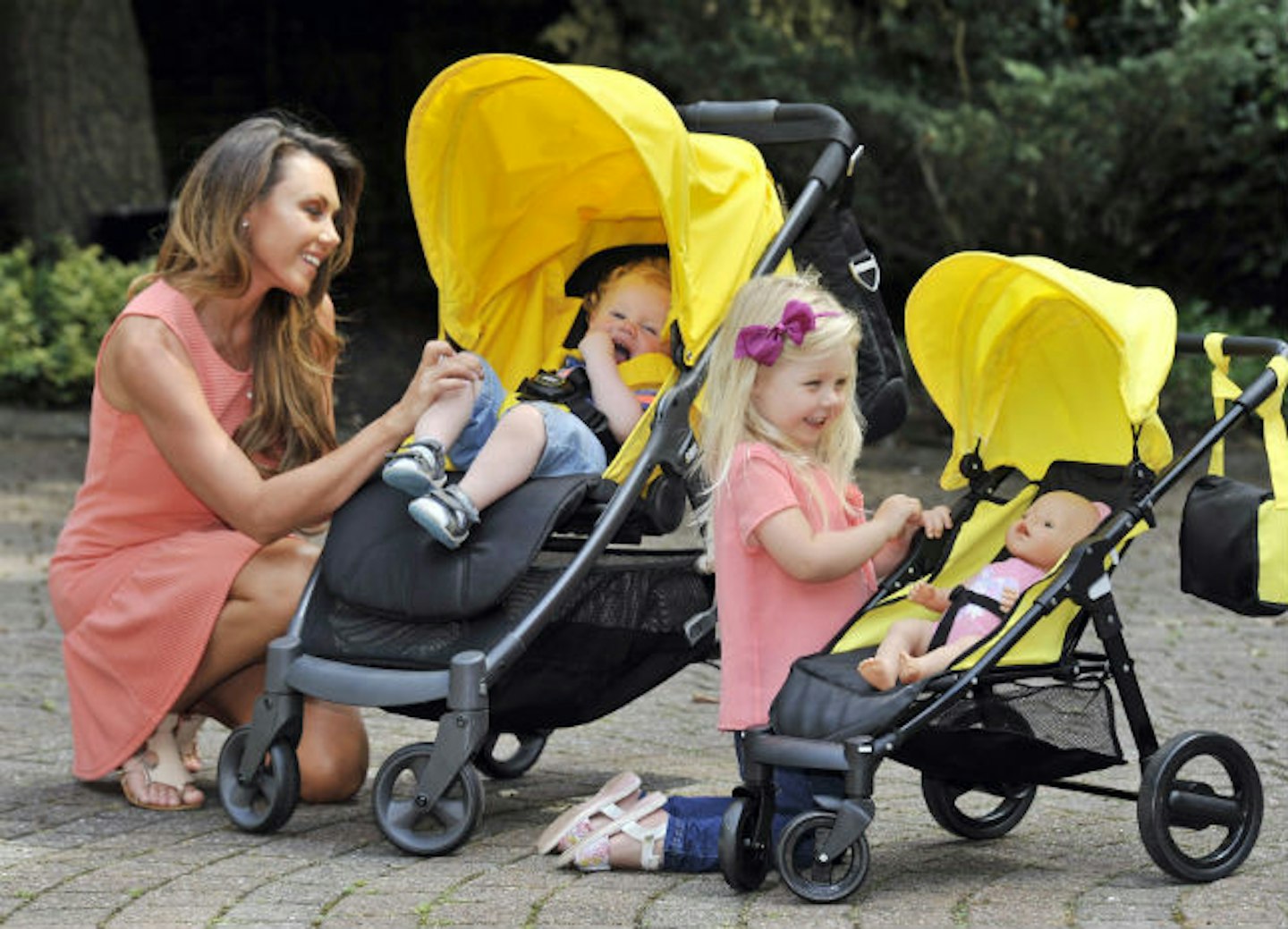 Michelle Heaton has teamed up with HTI to launch the Mamas &amp; Papas Armadillo Dolls Pushchair