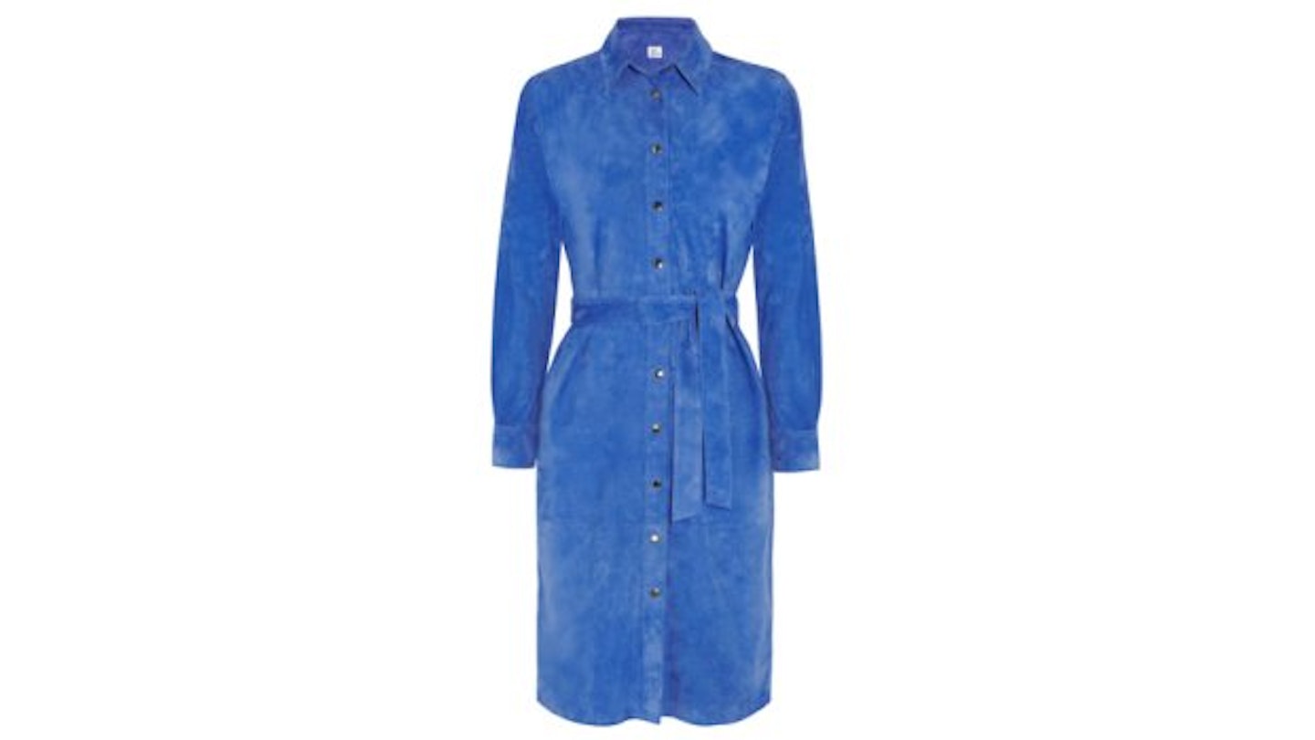The suede dress that's in homage to American Hustle