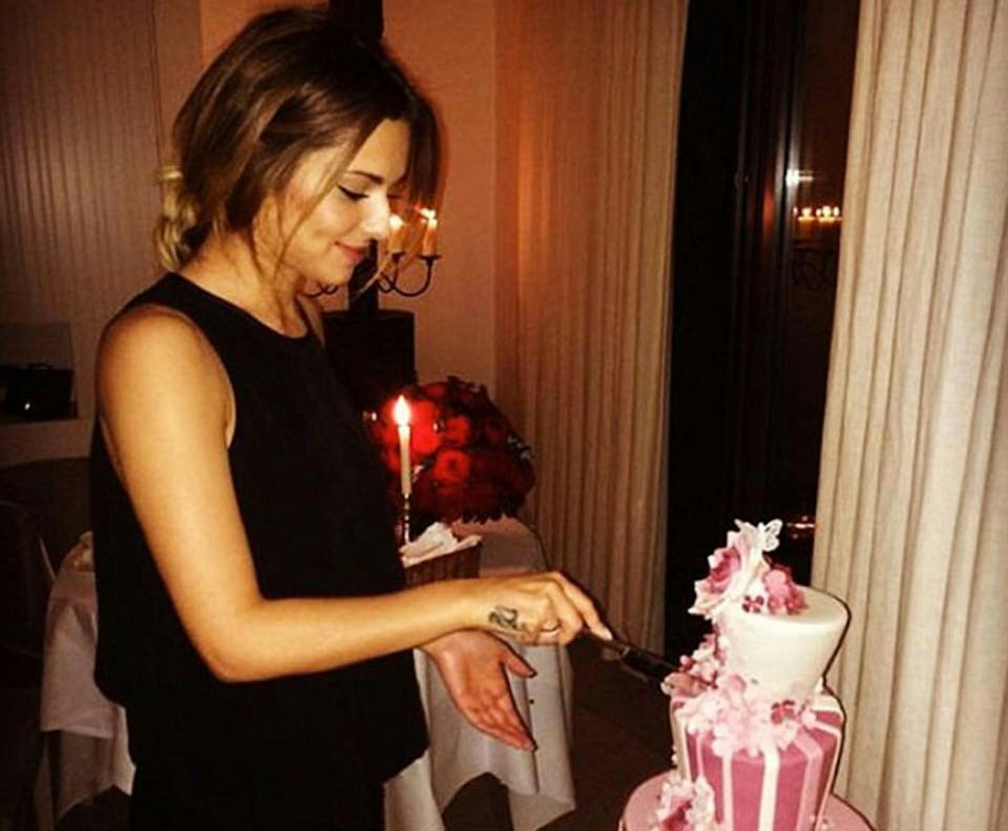 Cheryl celebrates her birthday