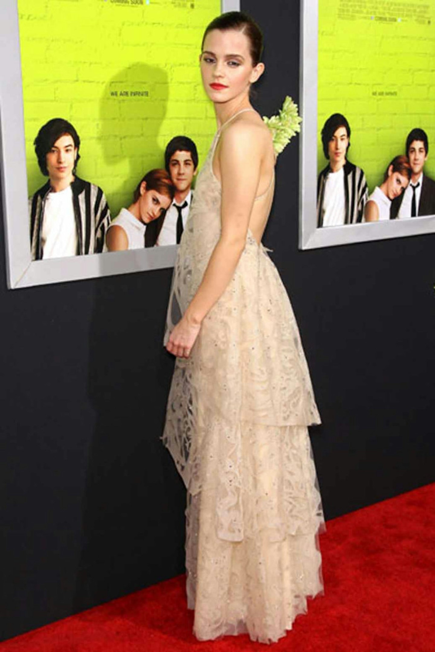 Emma Watson style lace pattern dress the perks of being a wallflower