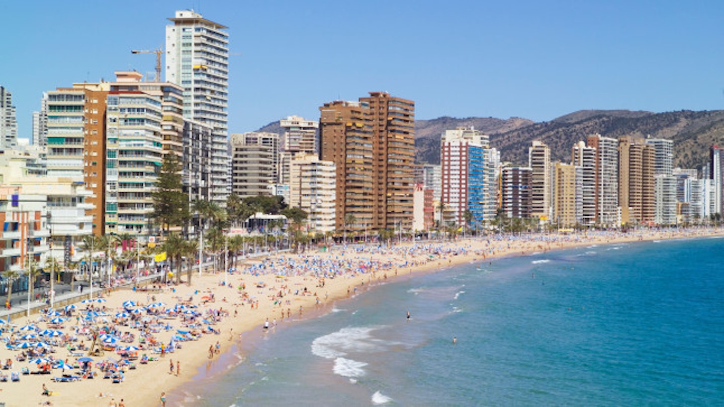 Sharks are rarely seen in the sea off the coast of Benidorm (stock image)