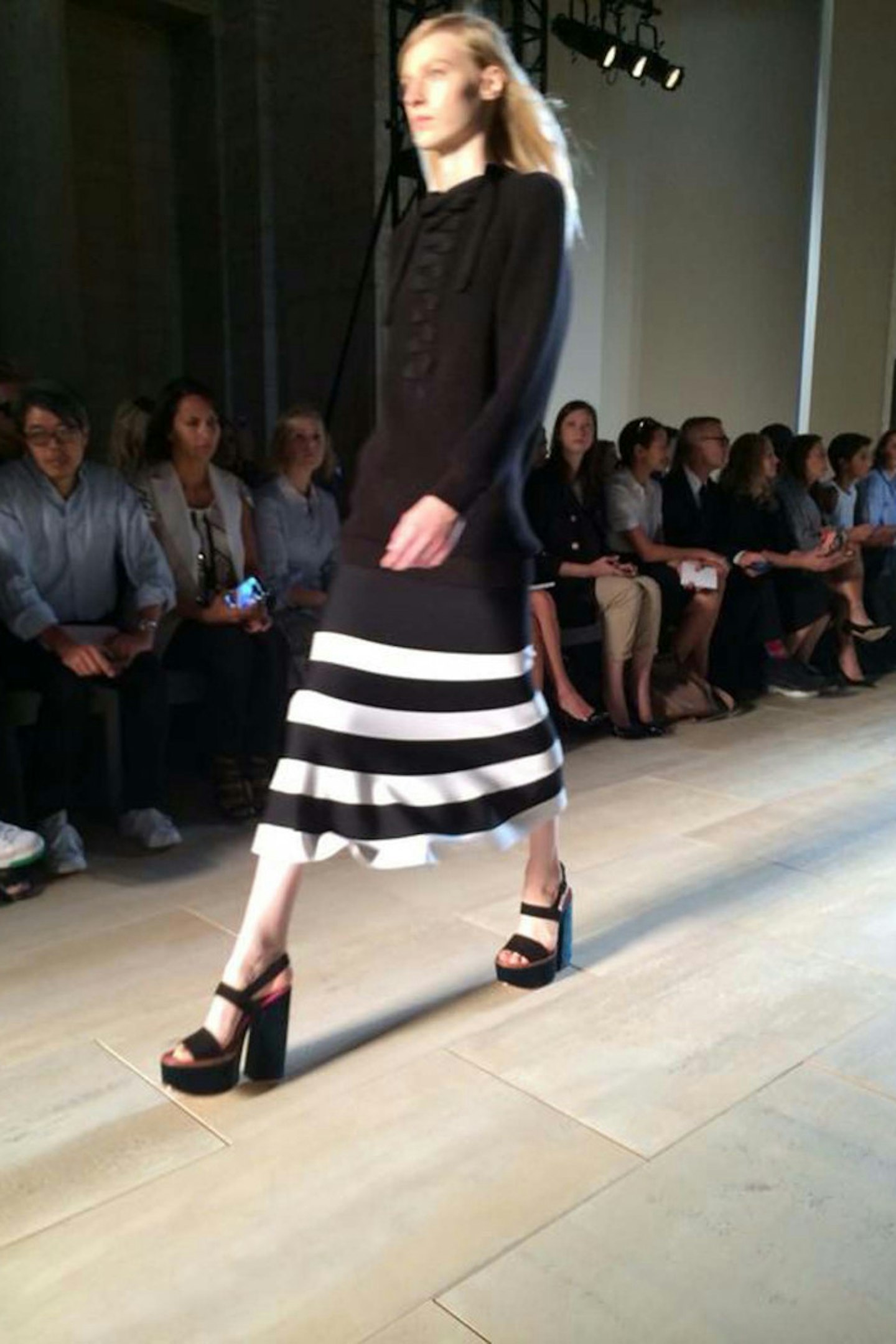 @VVFriedman: Mid-calf stripes